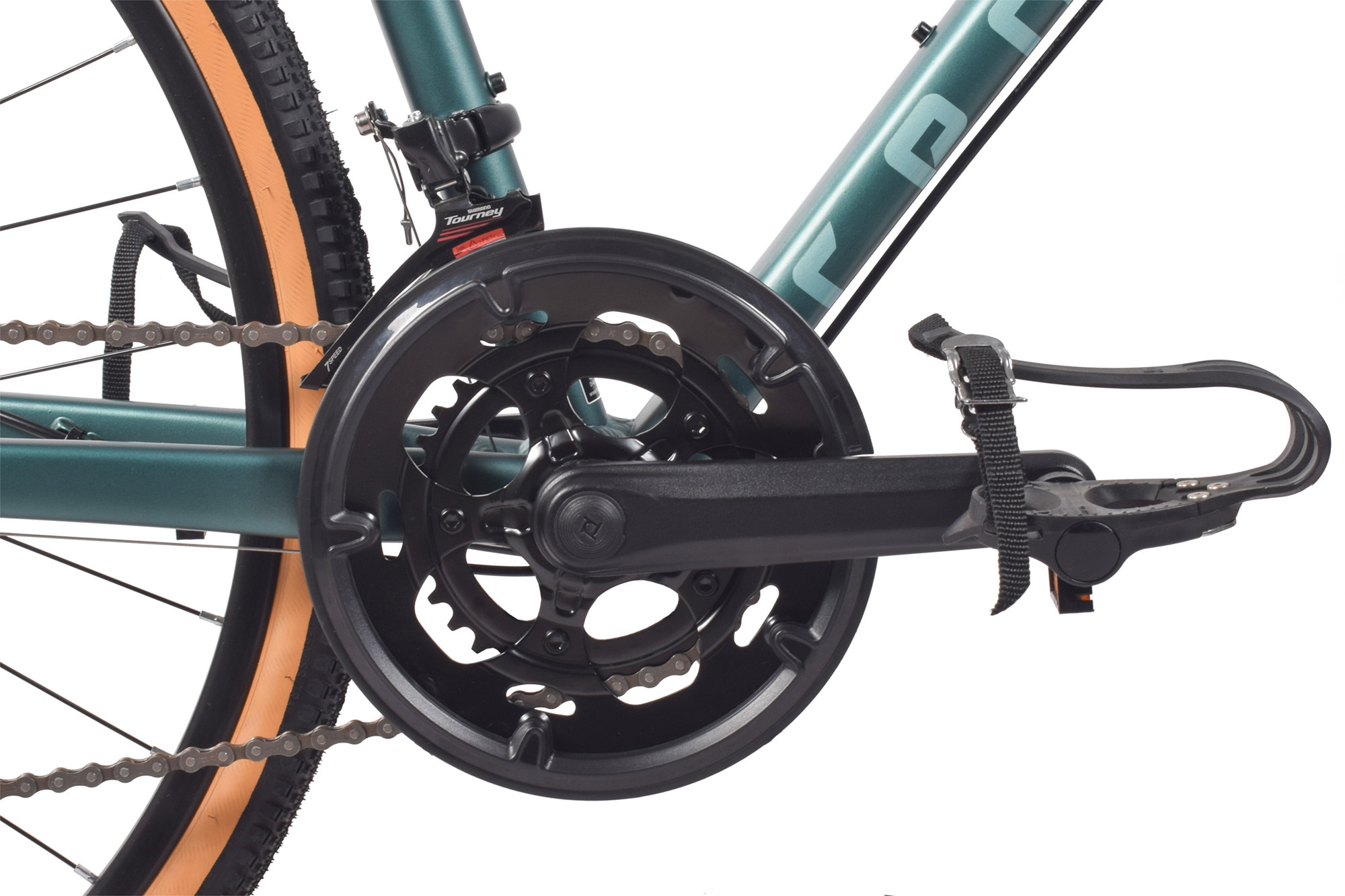 REDLOUD Gravelbike 28 Zoll GA.01 gr&uuml;n Rahmenh&ouml;he 58 cm 14 G&auml;nge mechanische Scheibenbremse – Bild 4