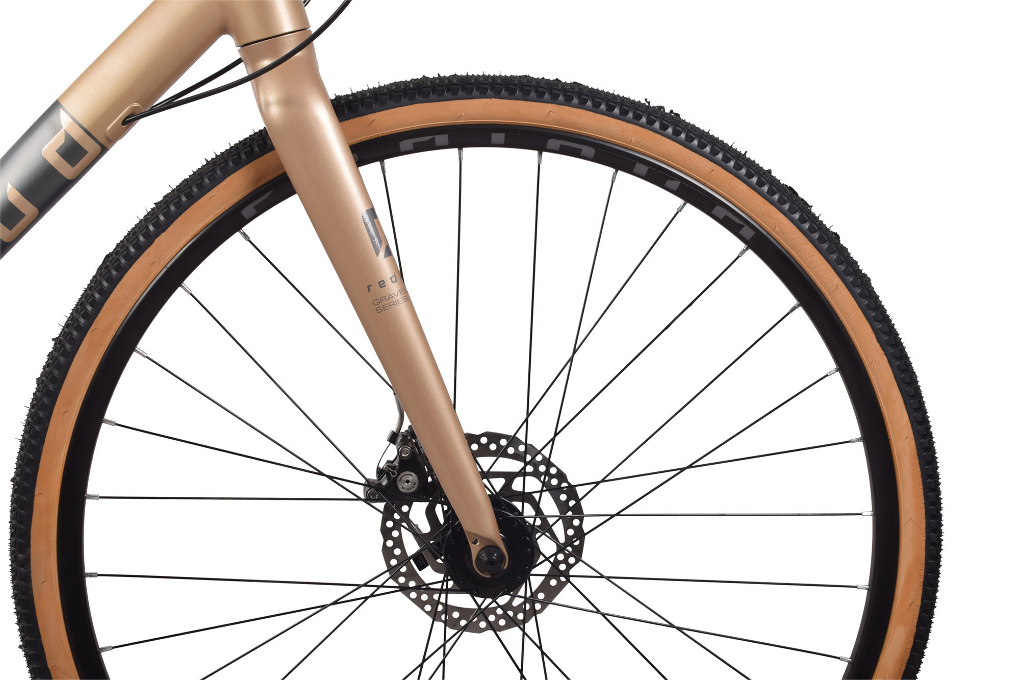REDLOUD Gravelbike 28 Zoll GA.02 gold 16 G&auml;nge mech. Scheibenbremse – Bild 2