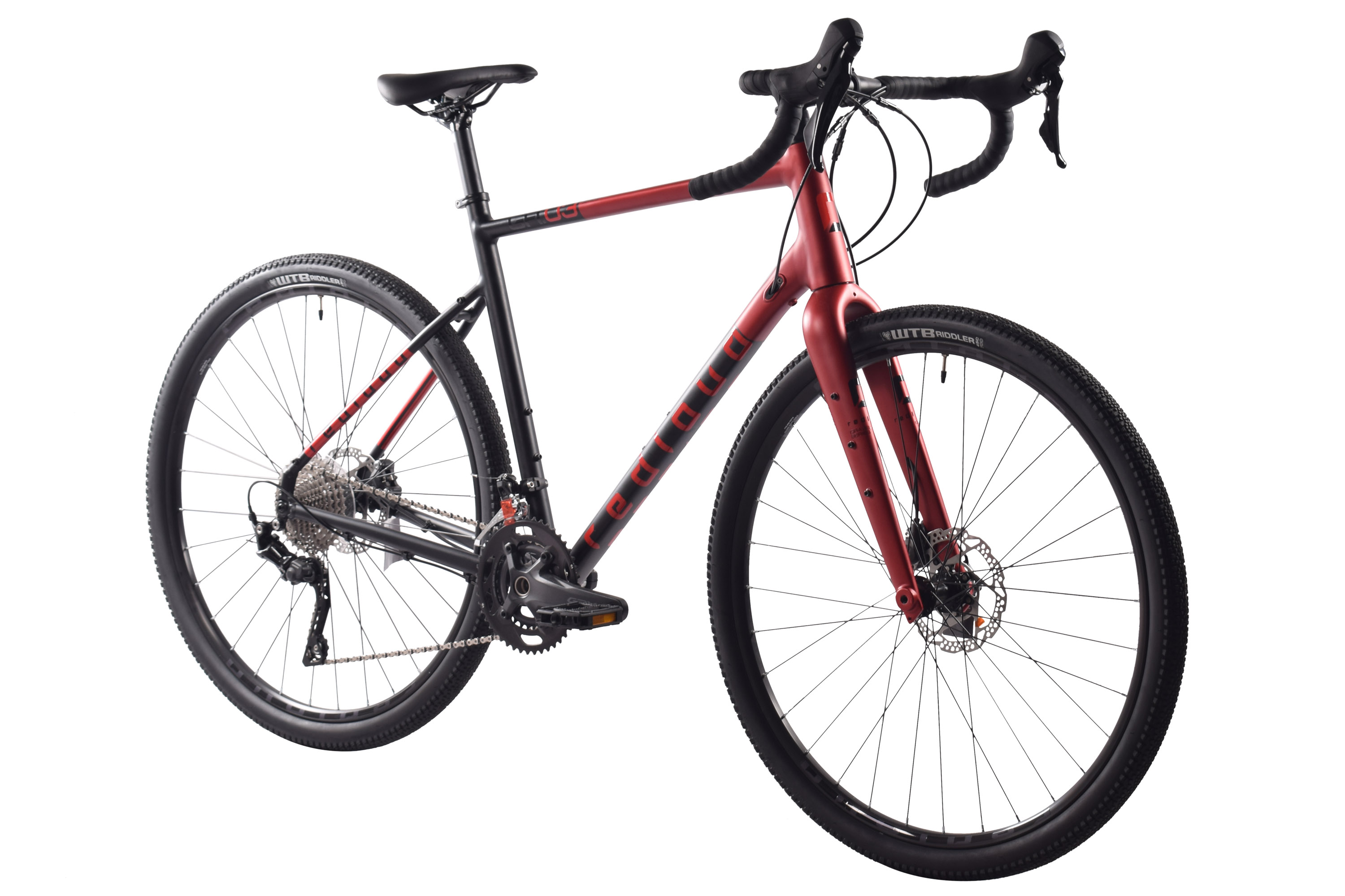 REDLOUD Gravelbike 28 Zoll GA.03 schwarz-rot Rahmenh&ouml;he 54 cm Damen Herren 20 G&auml;nge hydr. Scheibenbremse – Bild 2