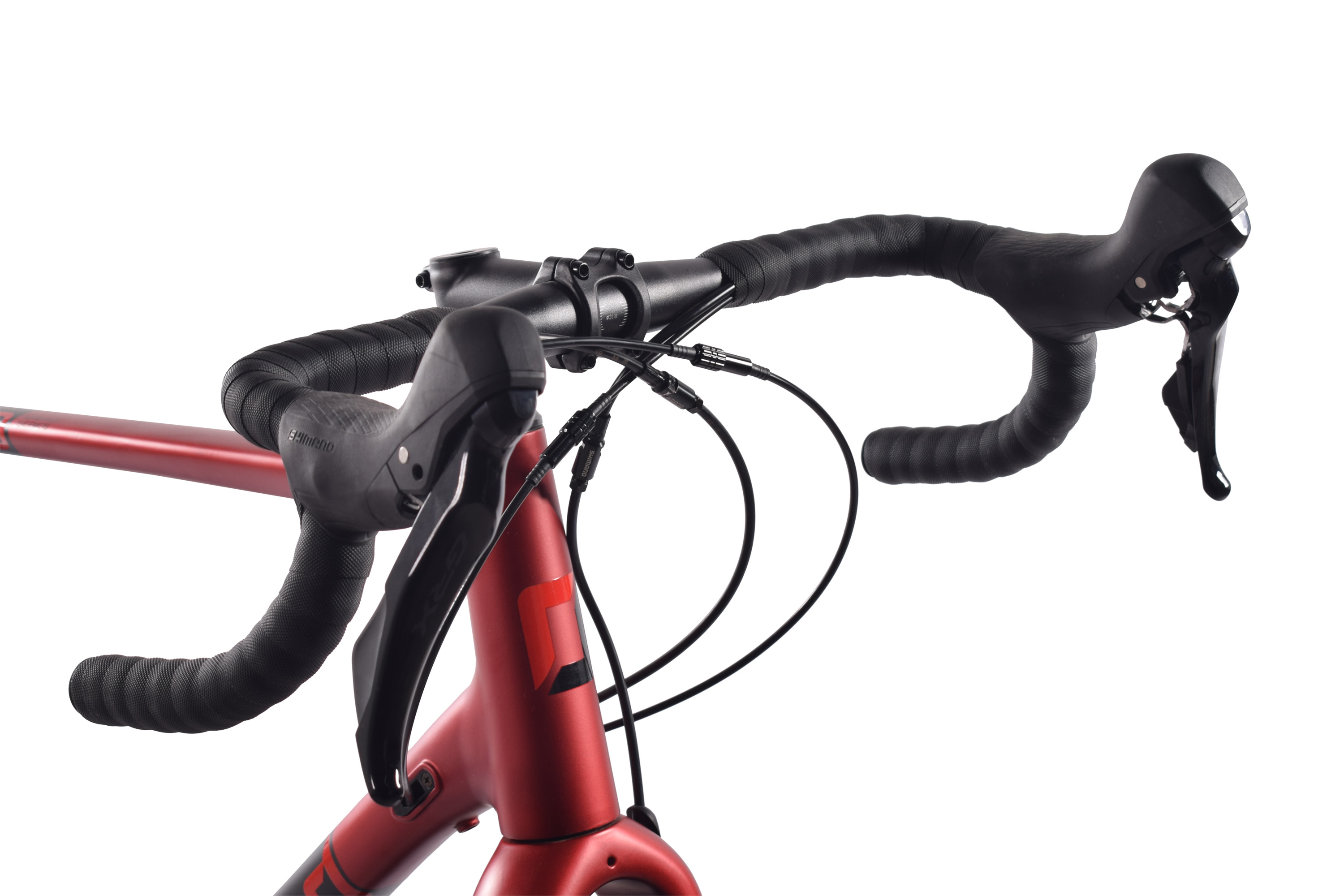 REDLOUD Gravelbike 28 Zoll GA.03 schwarz-rot Rahmenh&ouml;he 60 cm Damen Herren 20 G&auml;nge hydr. Scheibenbremse – Bild 3