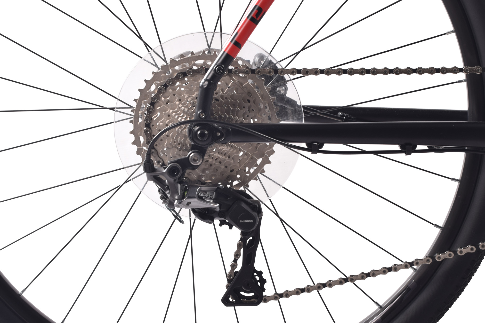 REDLOUD Gravelbike 28 Zoll GA.04 grau Rahmenh&ouml;he 60 cm Damen Herren 11 G&auml;nge hydr. Scheibenbremse – Bild 5