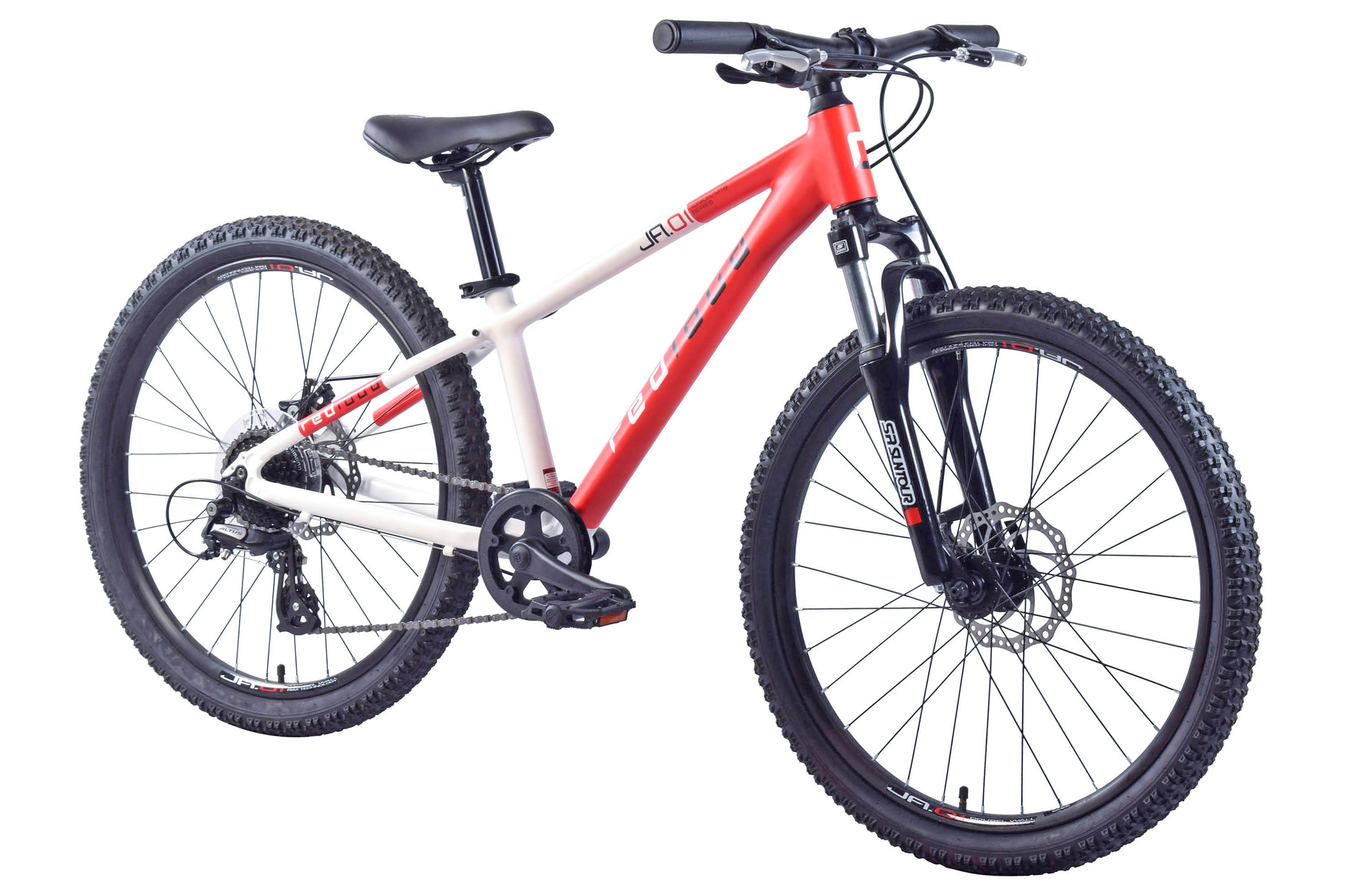 REDLOUD Kinderrad MTB 26 Zoll JA.01 wei&szlig; Rahmenh&ouml;he 37 cm – Bild 2