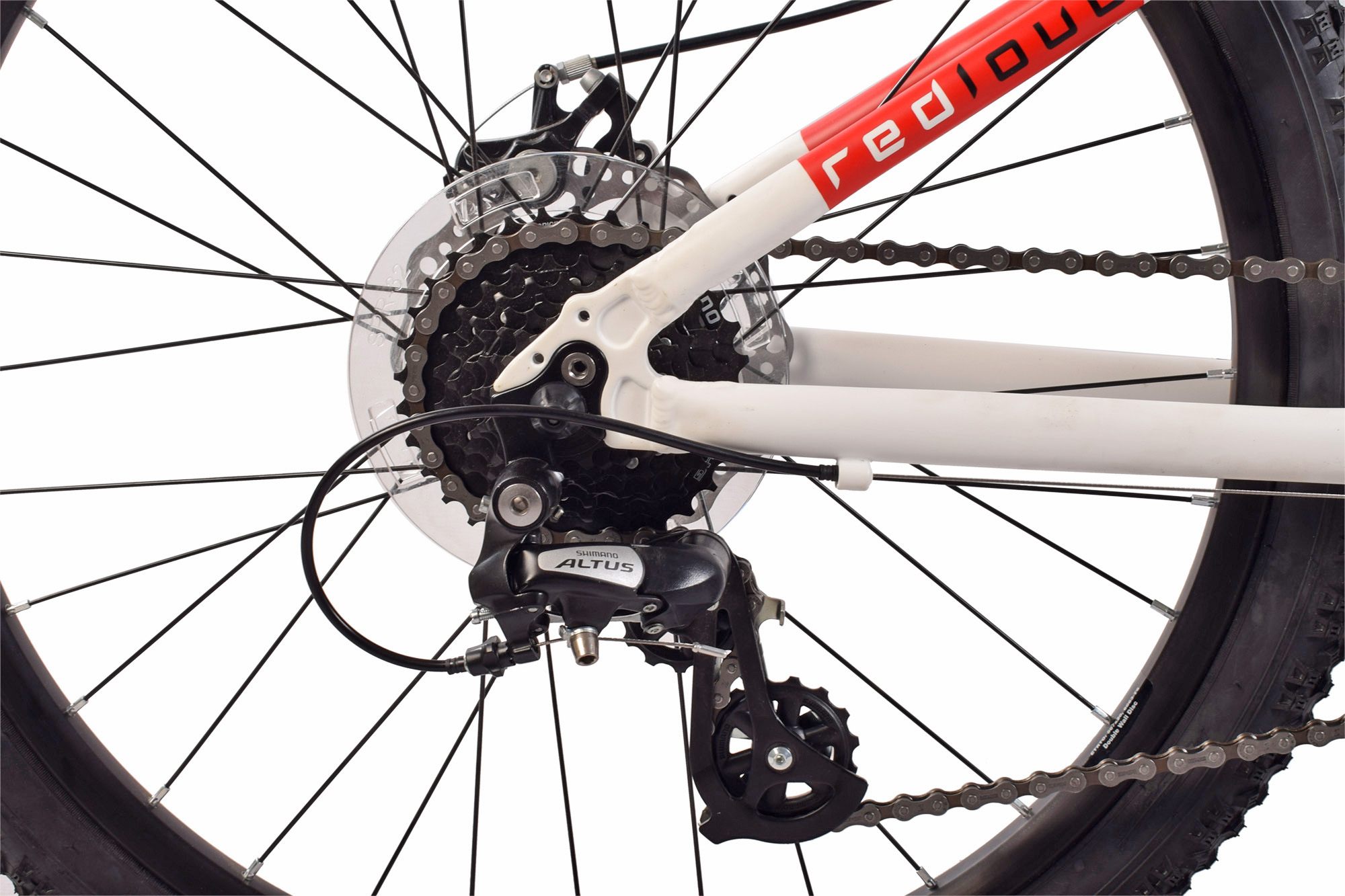 REDLOUD Kinderrad MTB 26 Zoll JA.01 wei&szlig; Rahmenh&ouml;he 37 cm – Bild 5