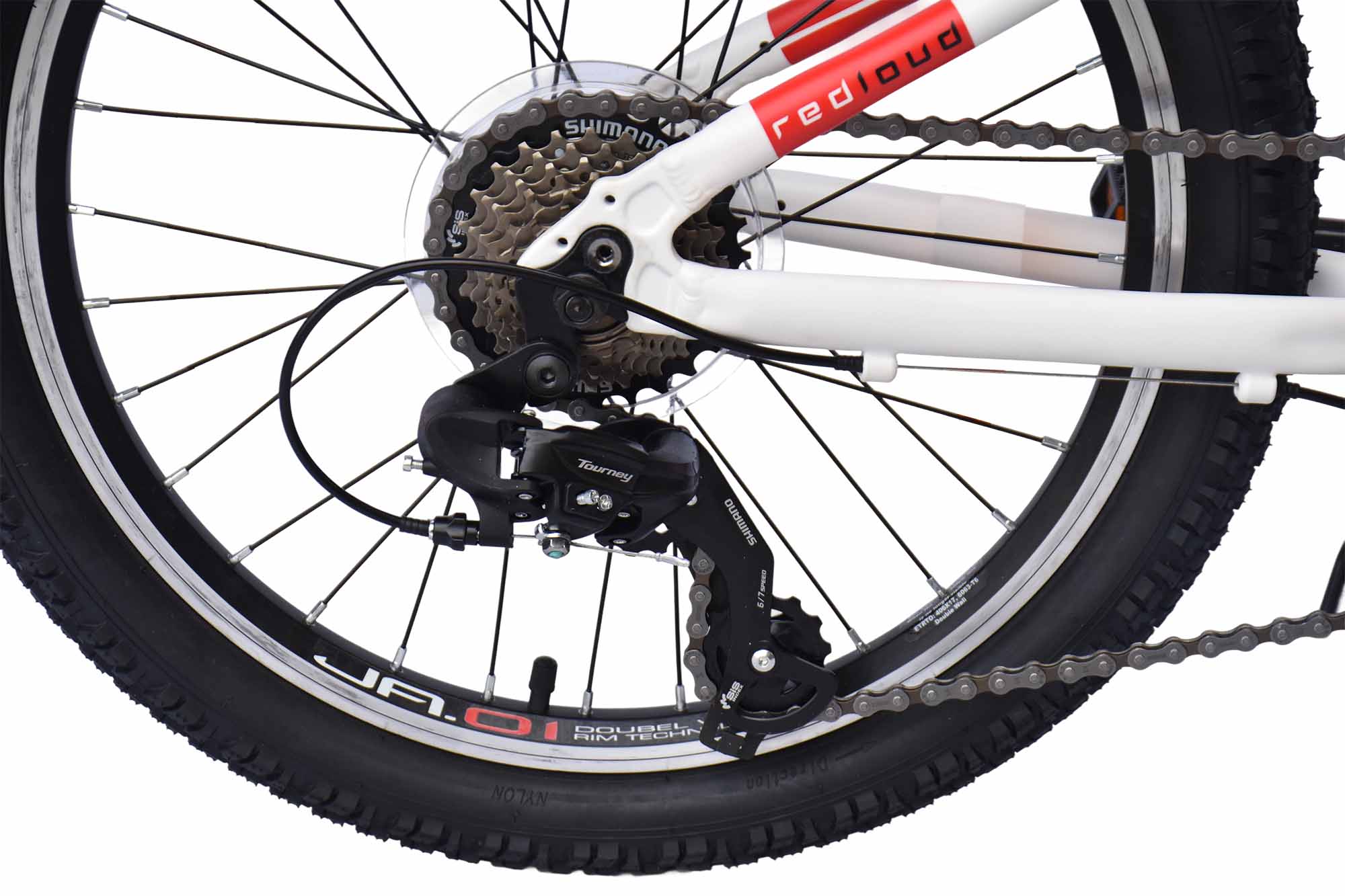 REDLOUD Kinderrad MTB 20 Zoll JA.01 weiß Rahmenhöhe 26 cm – Bild 5
