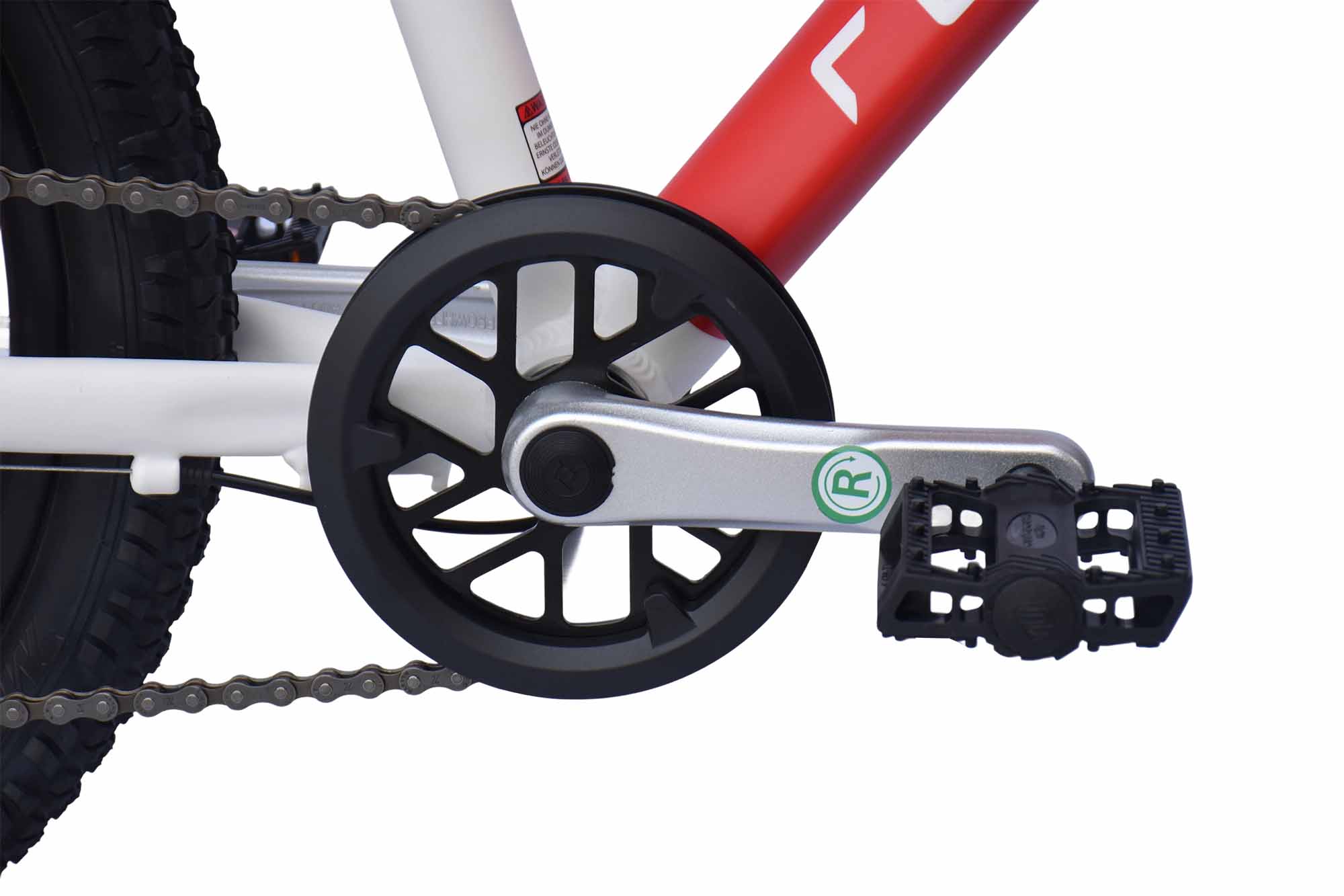 REDLOUD Kinderrad MTB 20 Zoll JA.2.1 wei&szlig; Rahmenh&ouml;he 26 cm – Bild 4