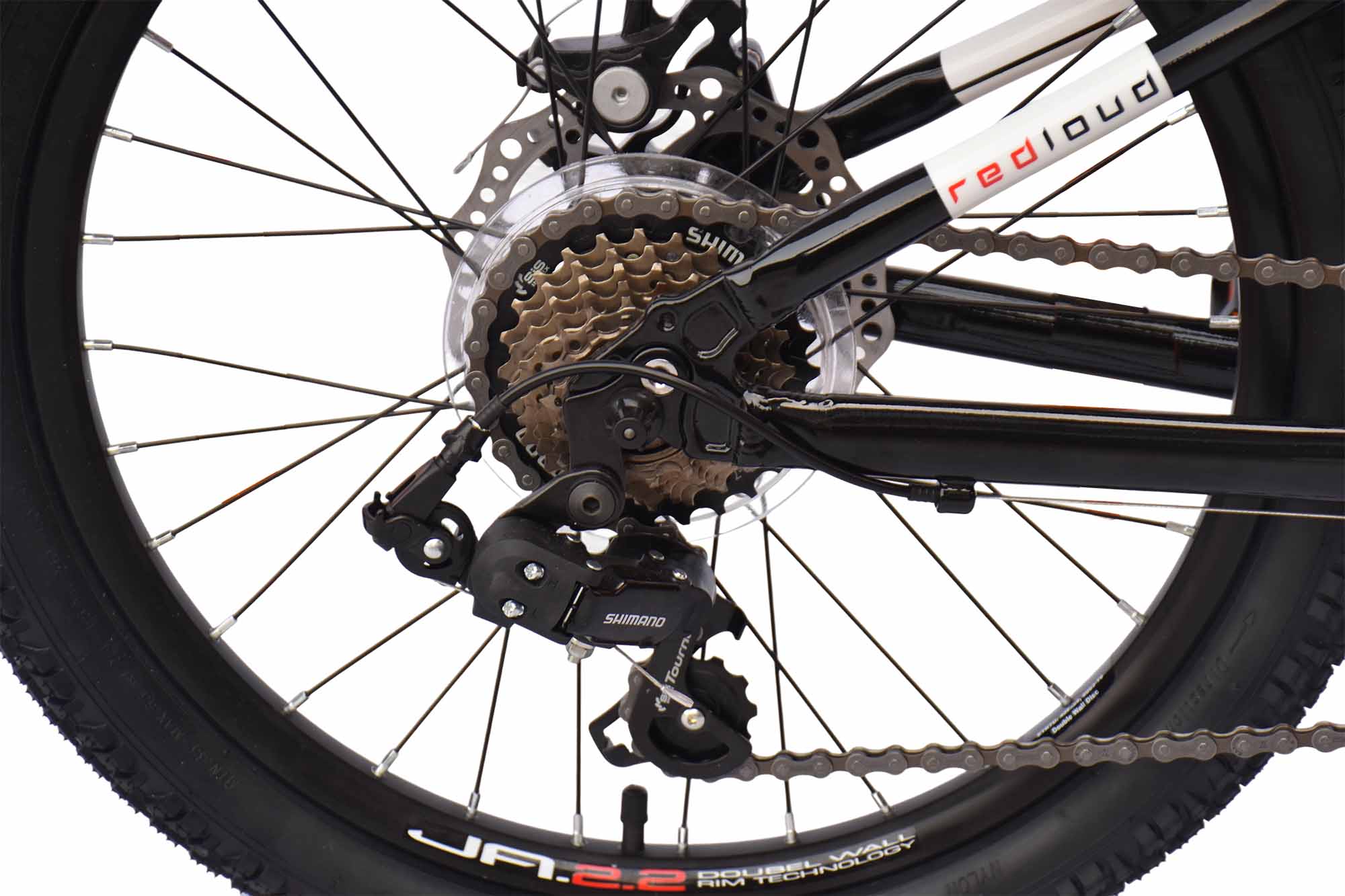 REDLOUD Kinderrad MTB 20 Zoll JA.2.2 schwarz Rahmenh&ouml;he 26 cm – Bild 5