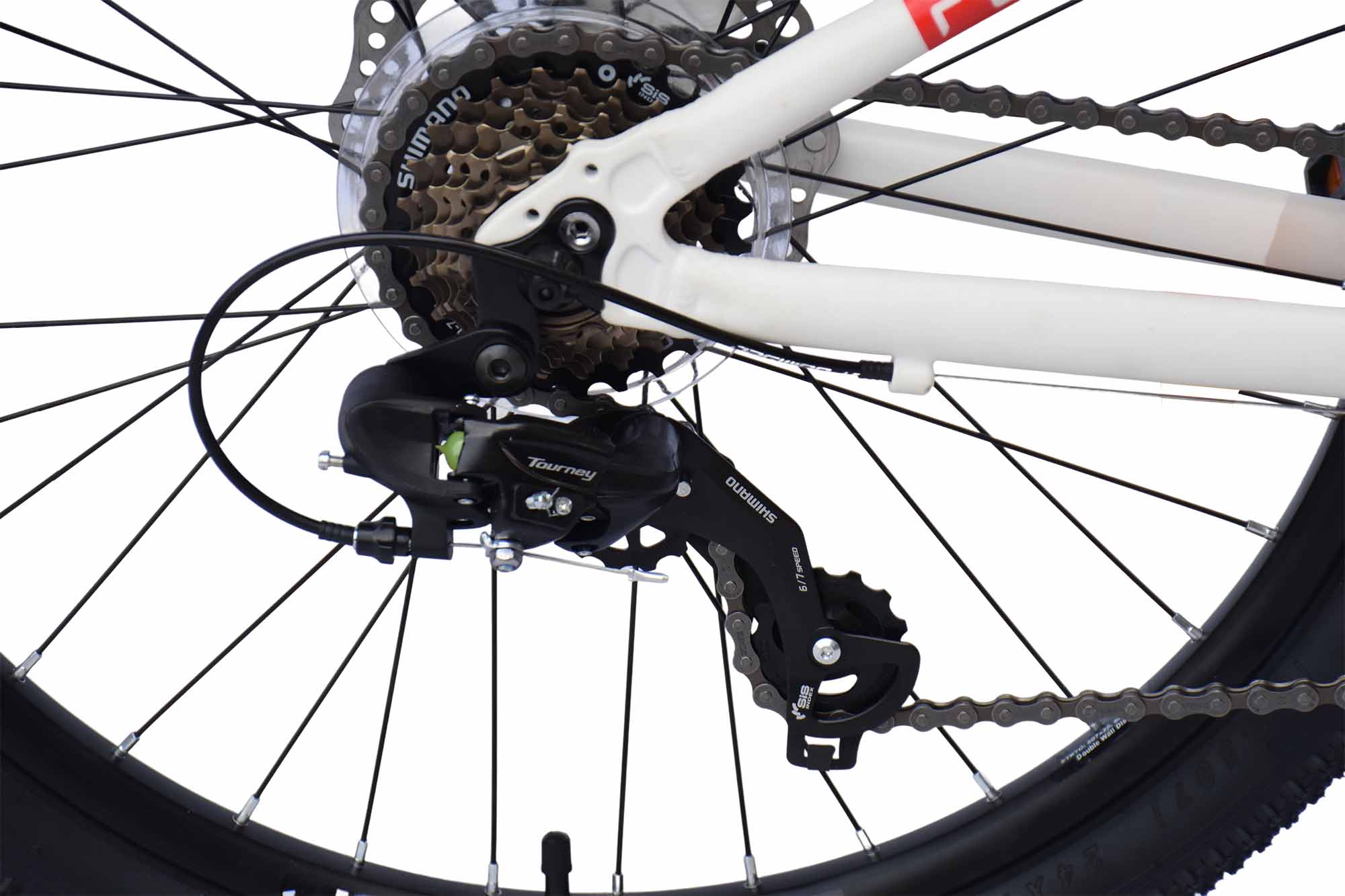 REDLOUD Kinderrad MTB 24 Zoll JA.4.1 wei&szlig; Rahmenh&ouml;he 31 cm – Bild 5