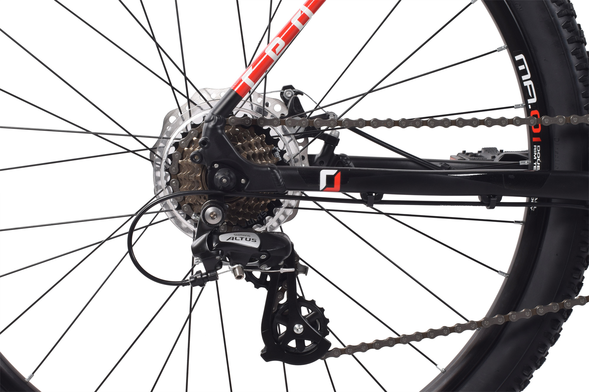 REDLOUD Mountainbike 27,5 Zoll MA.01 schwarz 21 G&auml;nge mech. Scheibenbremse – Bild 5