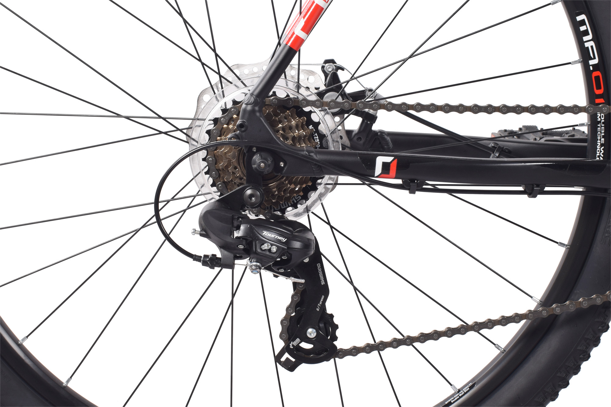 REDLOUD Mountainbike 29 Zoll MA.01 schwarz Rahmenh&ouml;he 56 cm 21 G&auml;nge mech. Scheibenbremse – Bild 5