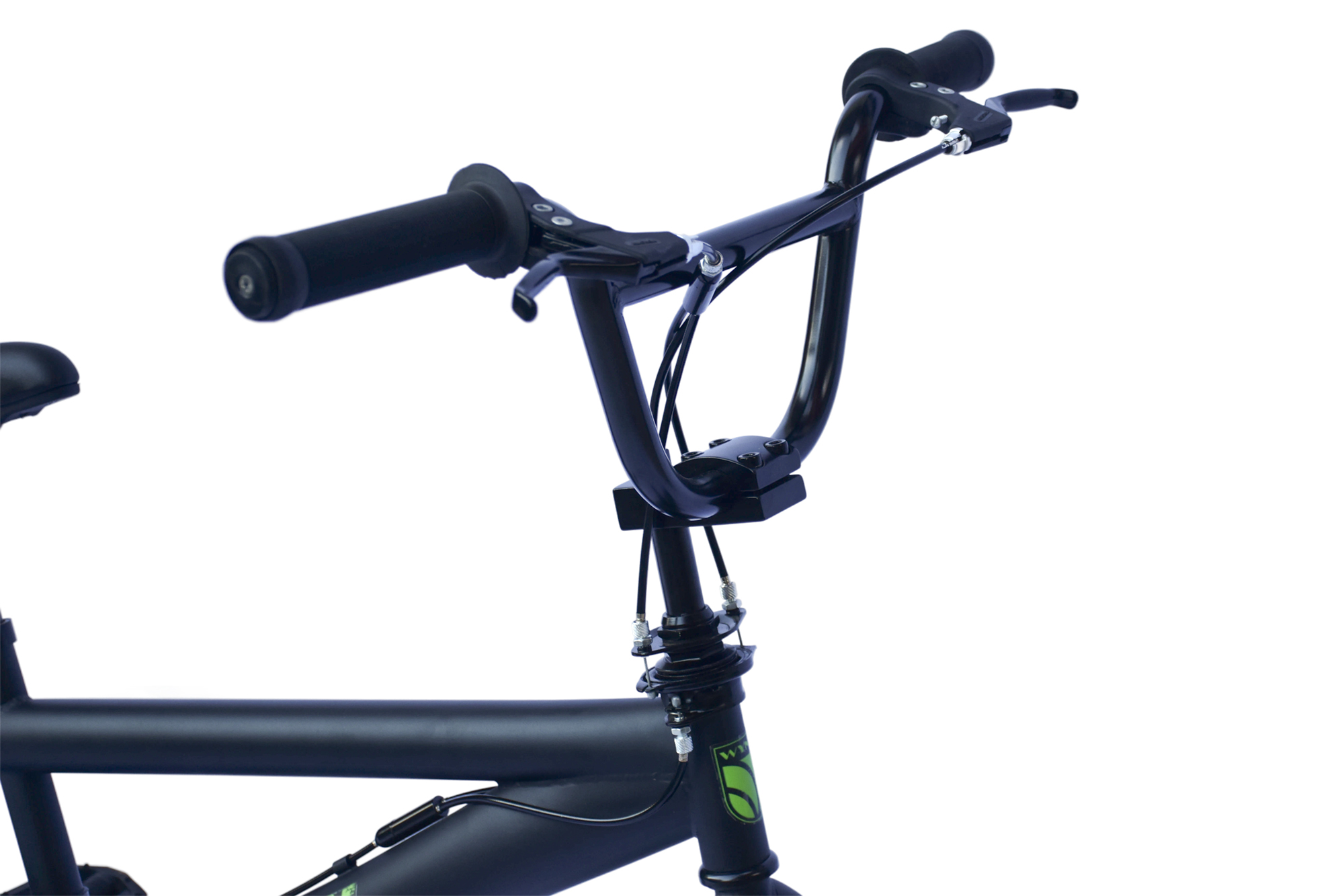 WYNN BMX Freestyle 20 Zoll XX1.4 schwarz-gr&uuml;n Rahmenh&ouml;he 28 cm Kinder Erwachsene V-Brake – Bild 3