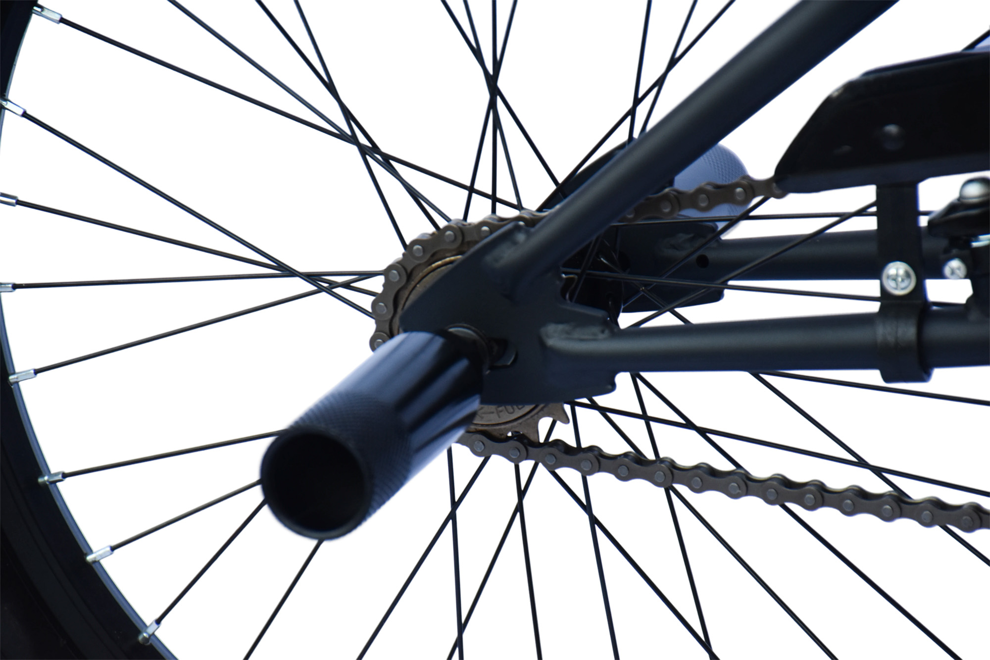 WYNN BMX Freestyle 20 Zoll XX1.4 schwarz-rot Rahmenh&ouml;he 28 cm Kinder Erwachsene V-Brake – Bild 4