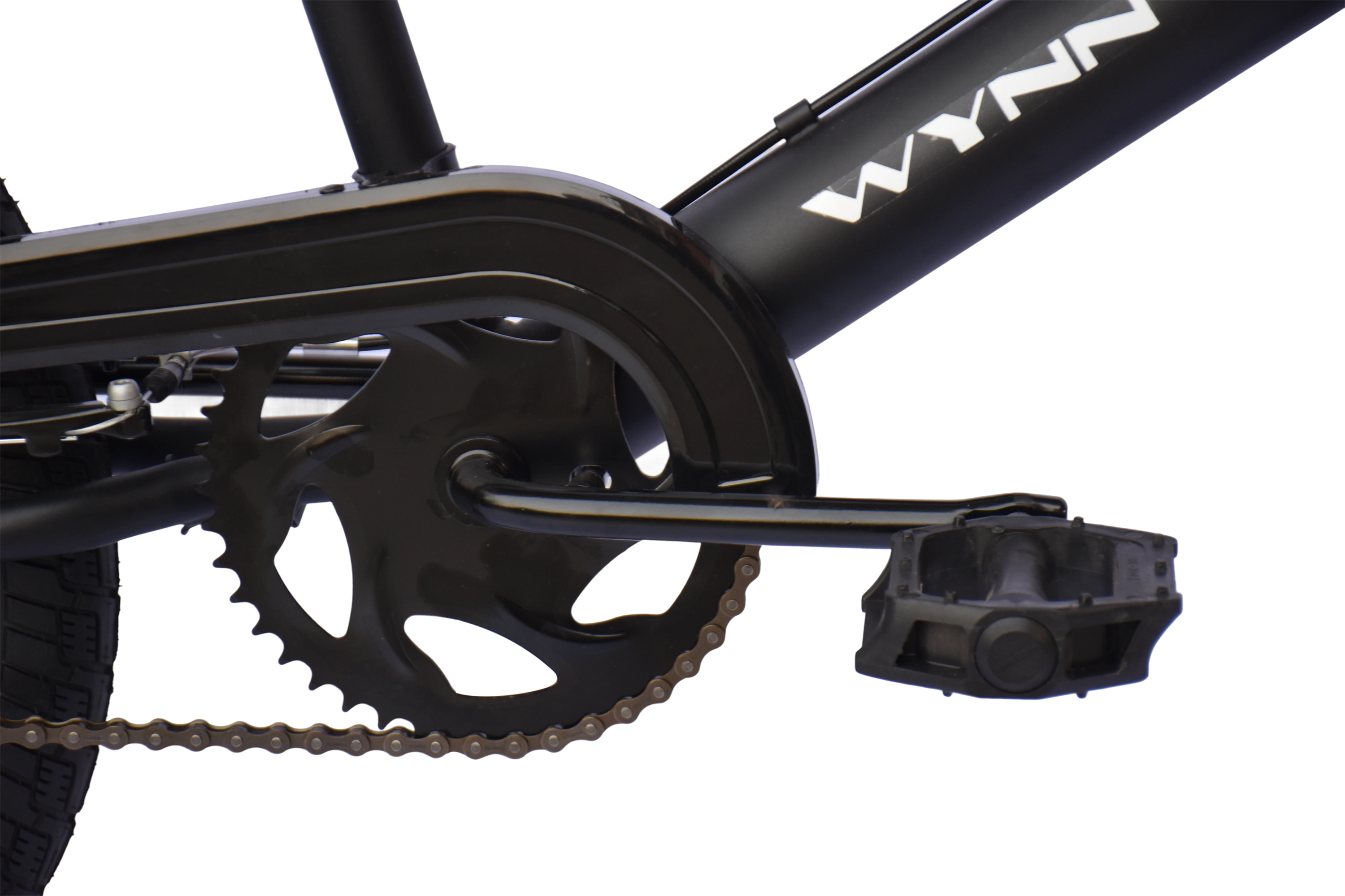 WYNN BMX Freestyle 20 Zoll XX1.0 schwarz-wei&szlig; Rahmenh&ouml;he 28 cm Kinder Erwachsene V-Brake – Bild 4