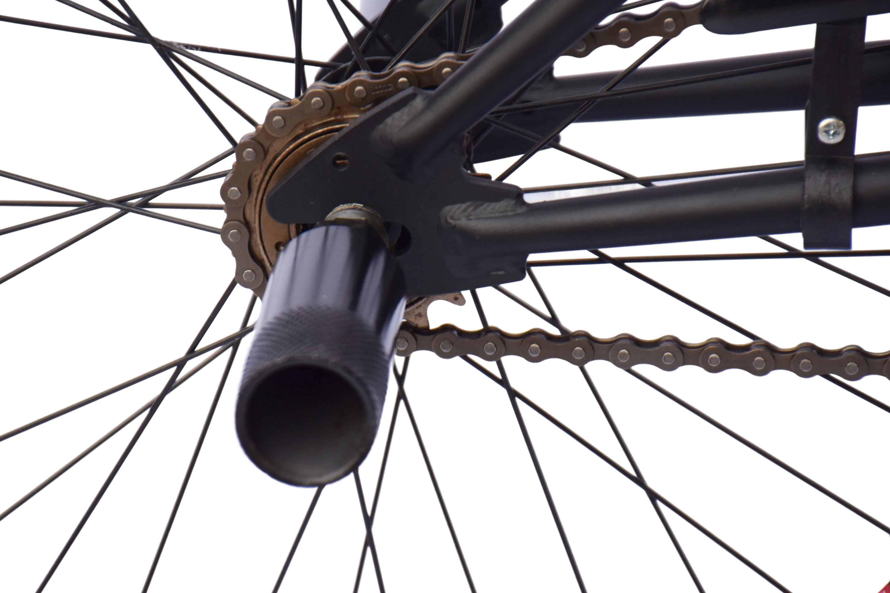 WYNN BMX Freestyle 20 Zoll XX1.0 schwarz-wei&szlig; Rahmenh&ouml;he 28 cm Kinder Erwachsene V-Brake – Bild 5