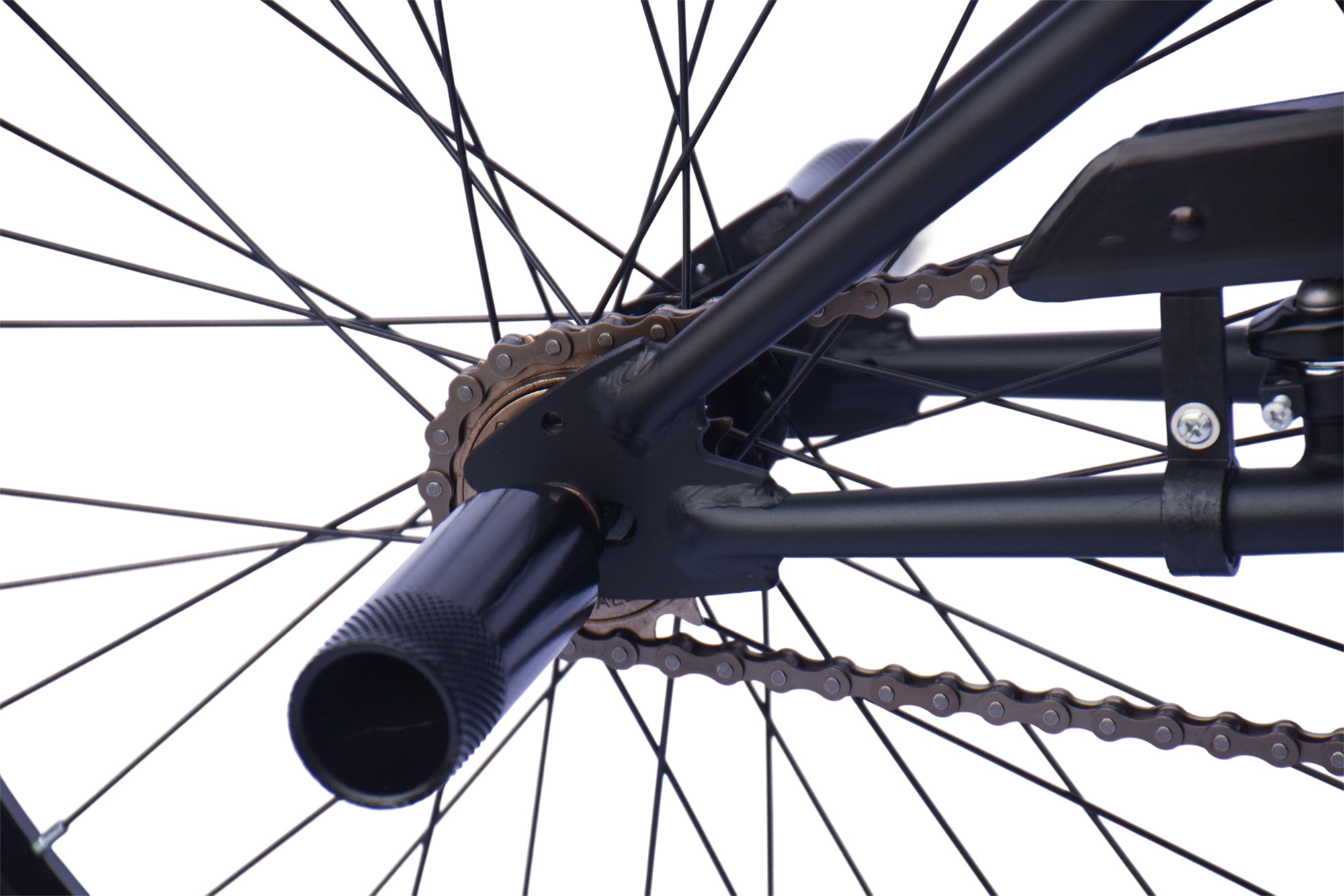 WYNN BMX Freestyle 20 Zoll XX1.0 schwarz-rot Rahmenh&ouml;he 28 cm Kinder Erwachsene V-Brake – Bild 4