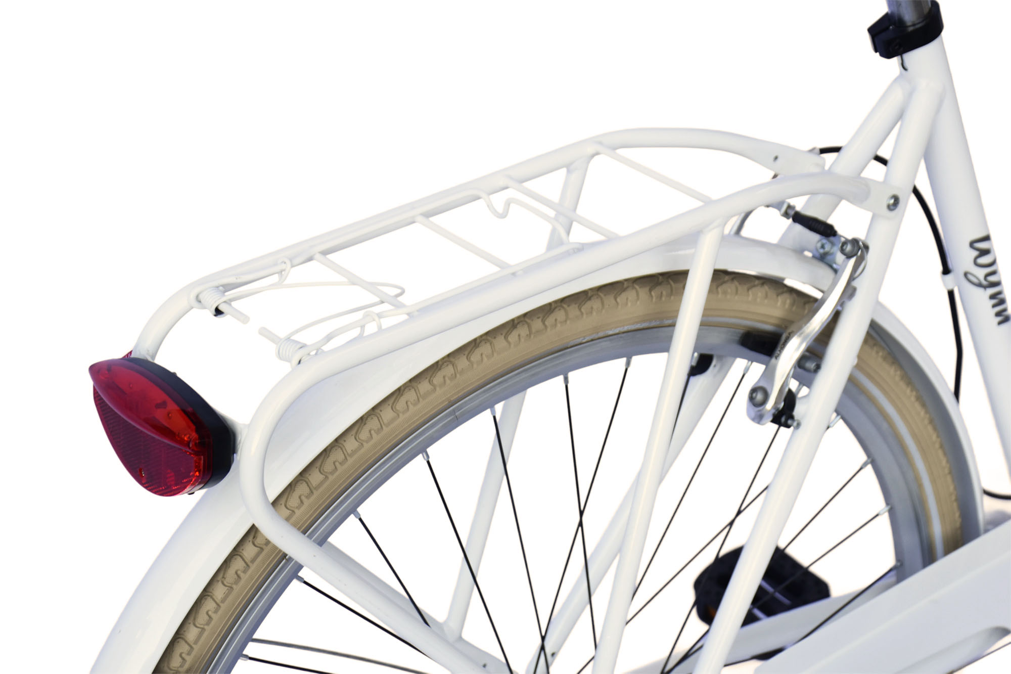 WYNN Cityrad 28 Zoll CTY1.0 wei&szlig; Rahmenh&ouml;he 51 cm Damen 6 G&auml;nge V-Brake – Bild 3