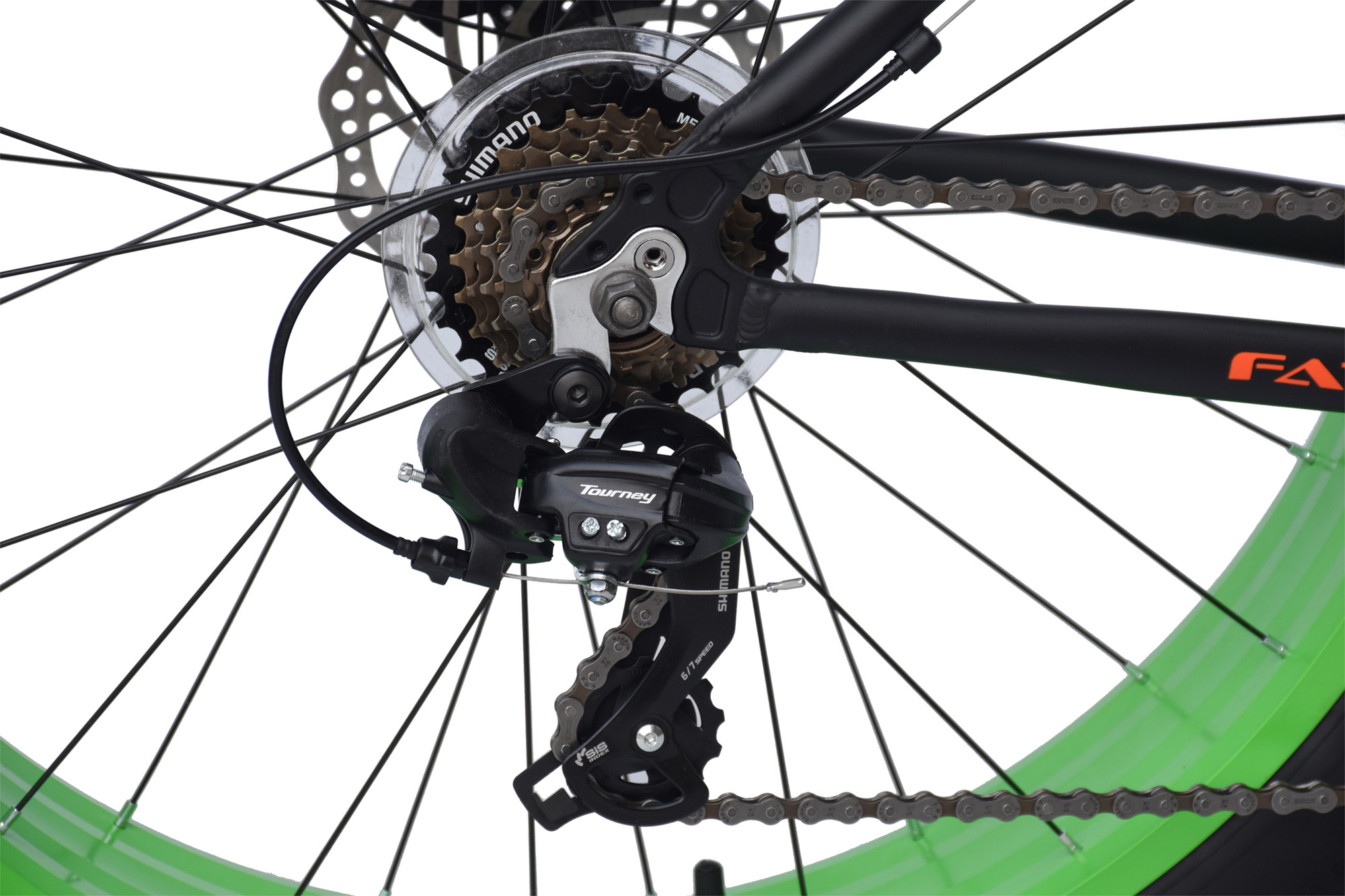 WYNN Mountainbike 26 Zoll FAT2.0 Rahmenh&ouml;he 46 cm 7 G&auml;nge mech. Scheibenbremse – Bild 5