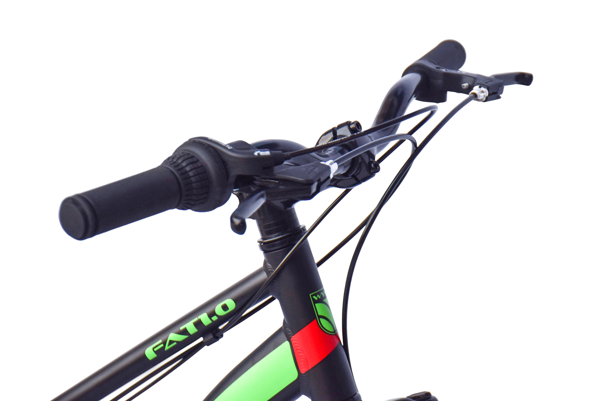 WYNN Fatbike 26 Zoll FAT1.0 schwarz-rot Rahmenh&ouml;he 46 cm 7 G&auml;nge – Bild 3