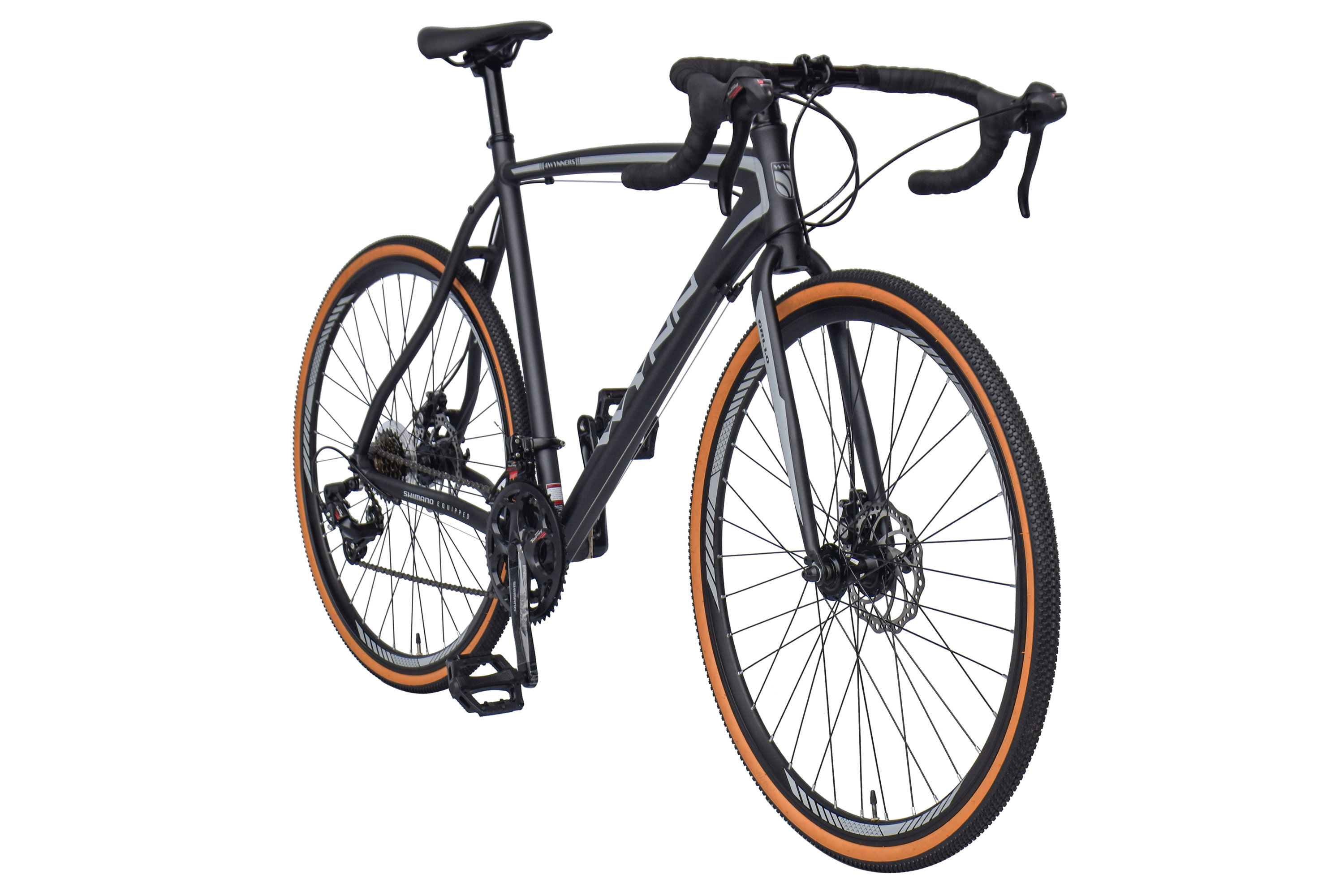 WYNN Gravelbike 28 Zoll GRL1.0 grau 14 G&auml;nge – Bild 2