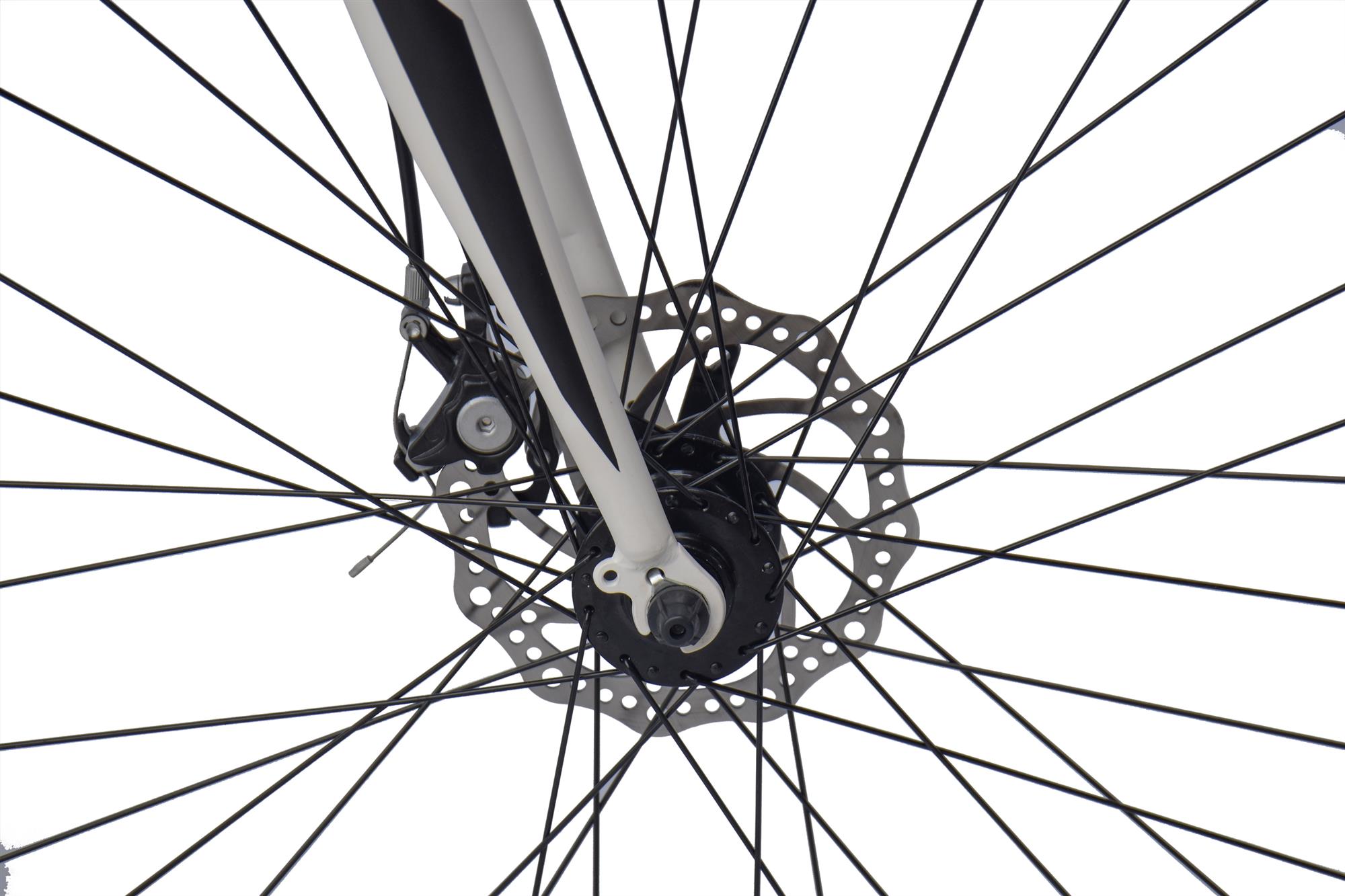 WYNN Gravelbike 28 Zoll GRL1.0 wei&szlig; Rahmenh&ouml;he 58 cm 14 G&auml;nge mech. Scheibenbremse – Bild 5