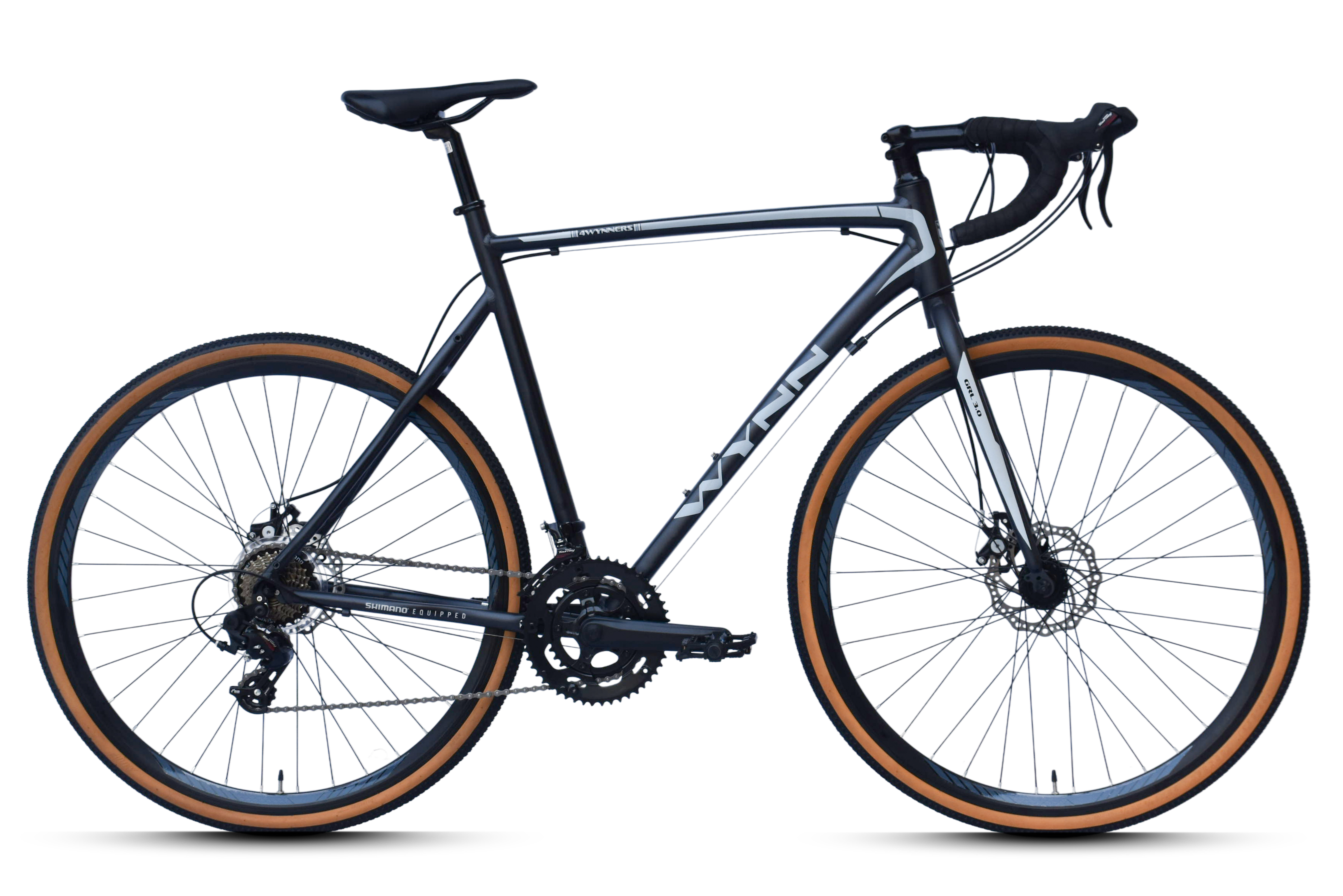 WYNN Gravelbike 28 Zoll GRL3.0 grau Rahmenh&ouml;he 54 cm 14 G&auml;nge – Bild 1