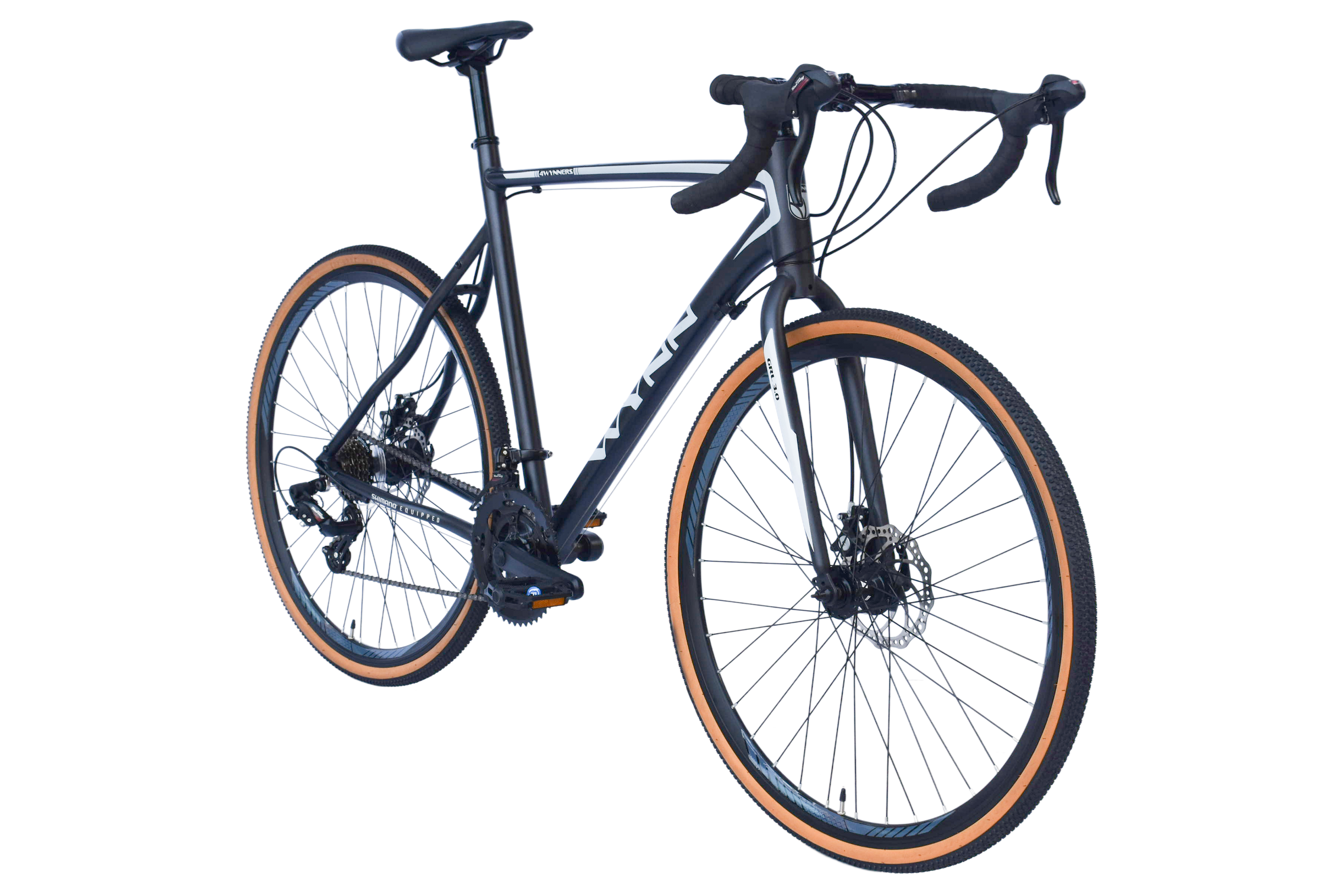 WYNN Gravelbike 28 Zoll GRL3.0 grau Rahmenh&ouml;he 58 cm 14 G&auml;nge – Bild 2