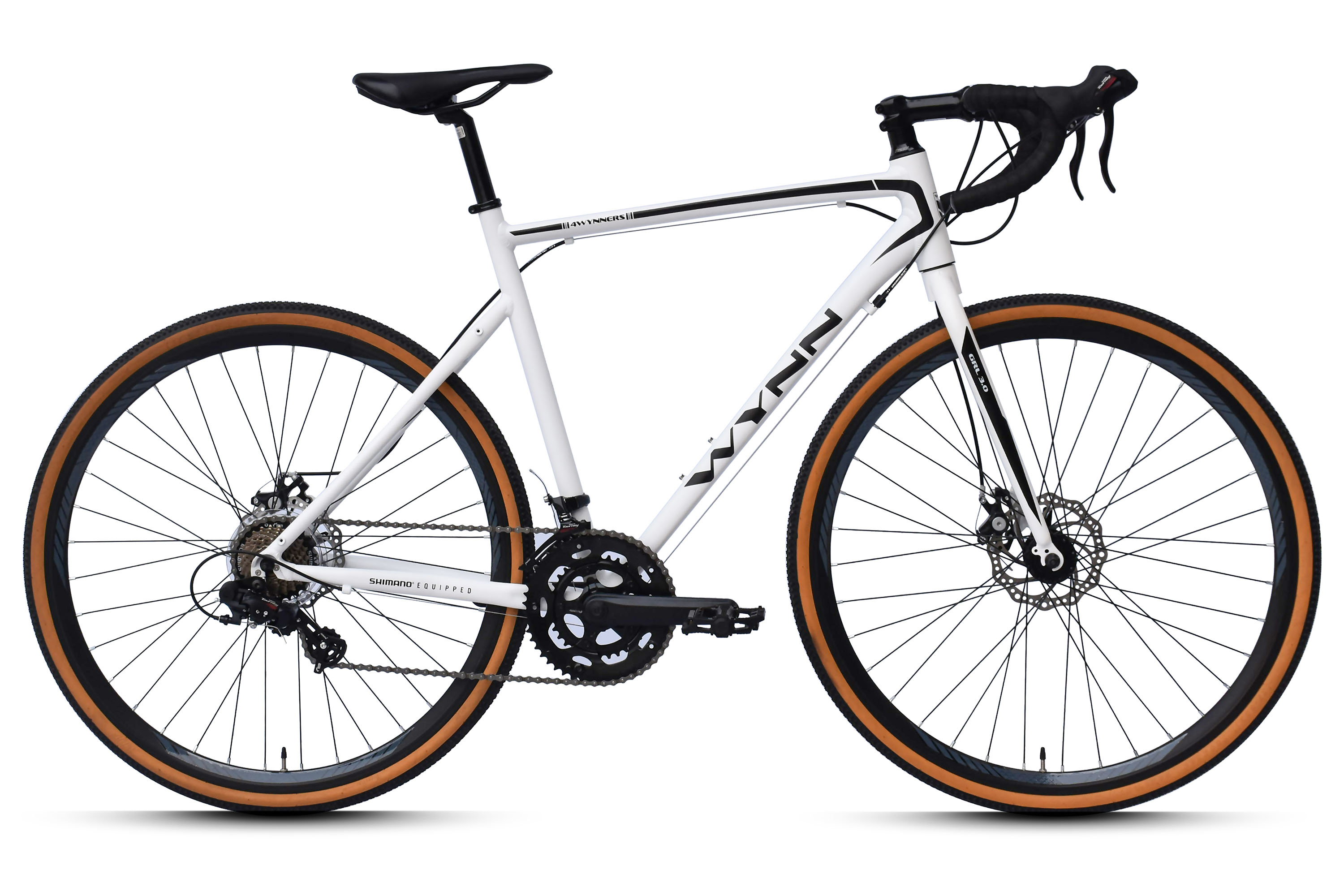 WYNN Gravelbike 28 Zoll GRL3.0 wei&szlig; 14 G&auml;nge – Bild 1