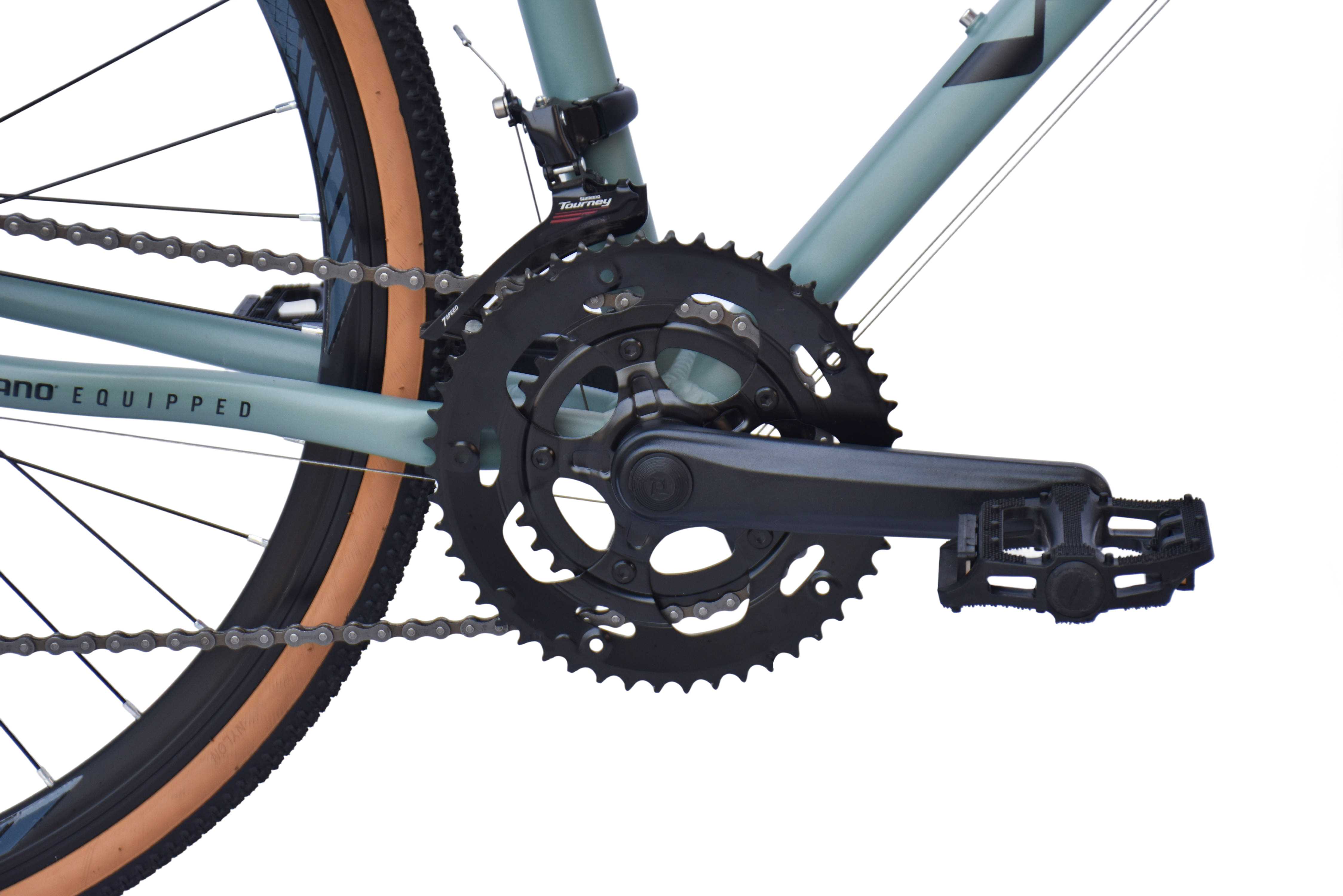 WYNN Gravelbike 28 Zoll GRL3.0 gr&uuml;n Rahmenh&ouml;he 54 cm 14 G&auml;nge – Bild 4