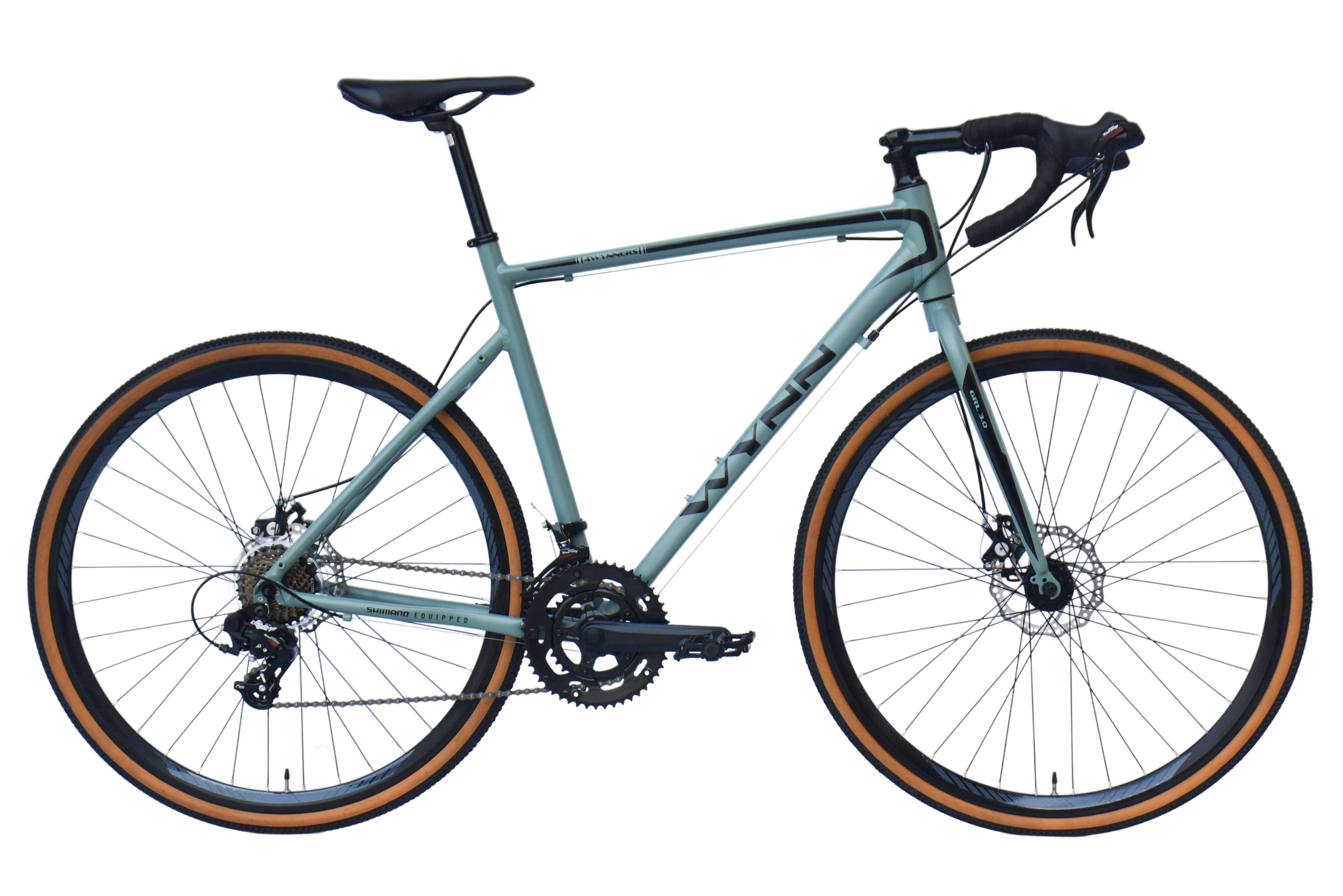 WYNN Gravelbike 28 Zoll GRL3.0 gr&uuml;n 14 G&auml;nge – Bild 1