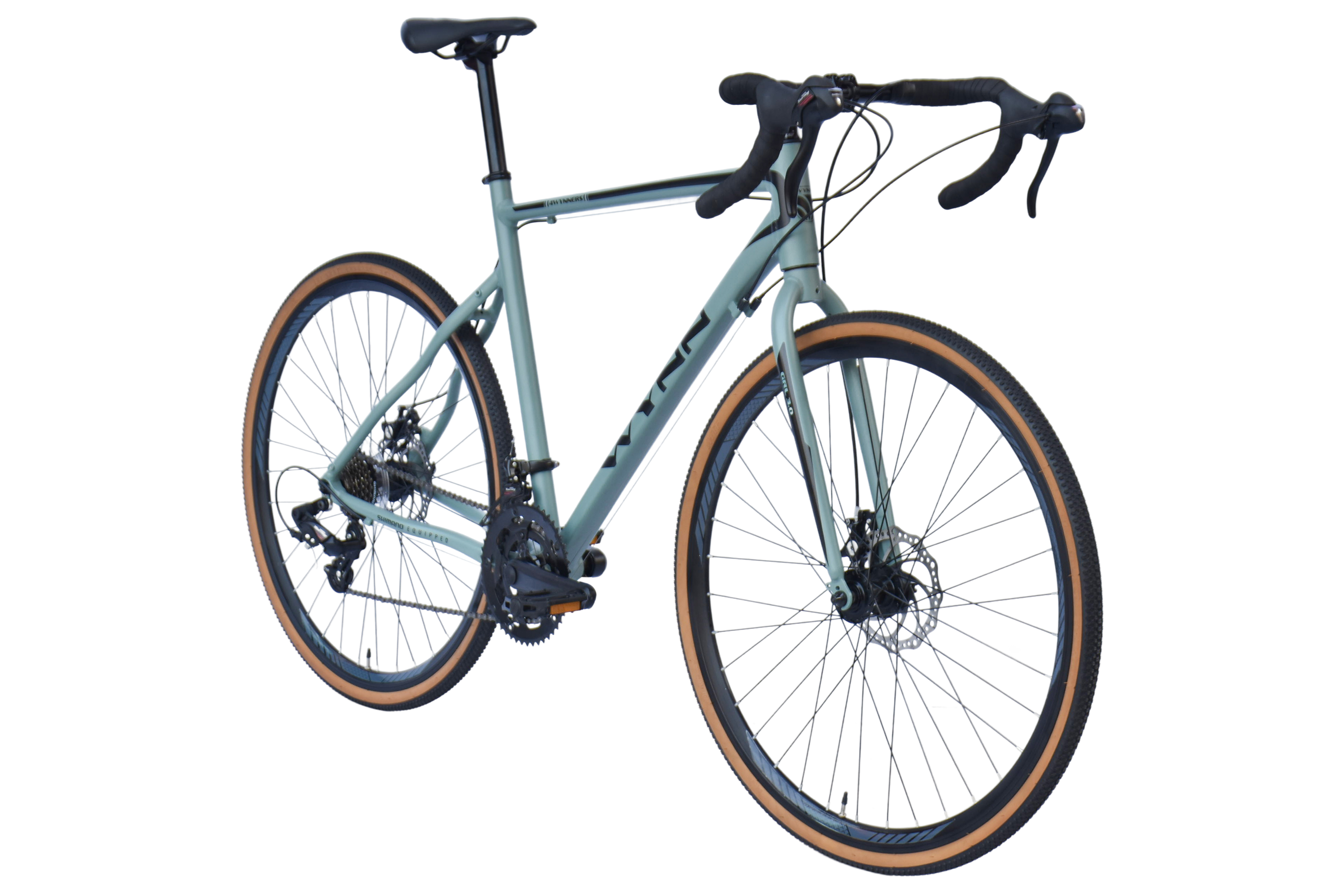 WYNN Gravelbike 28 Zoll GRL3.0 gr&uuml;n 14 G&auml;nge – Bild 2