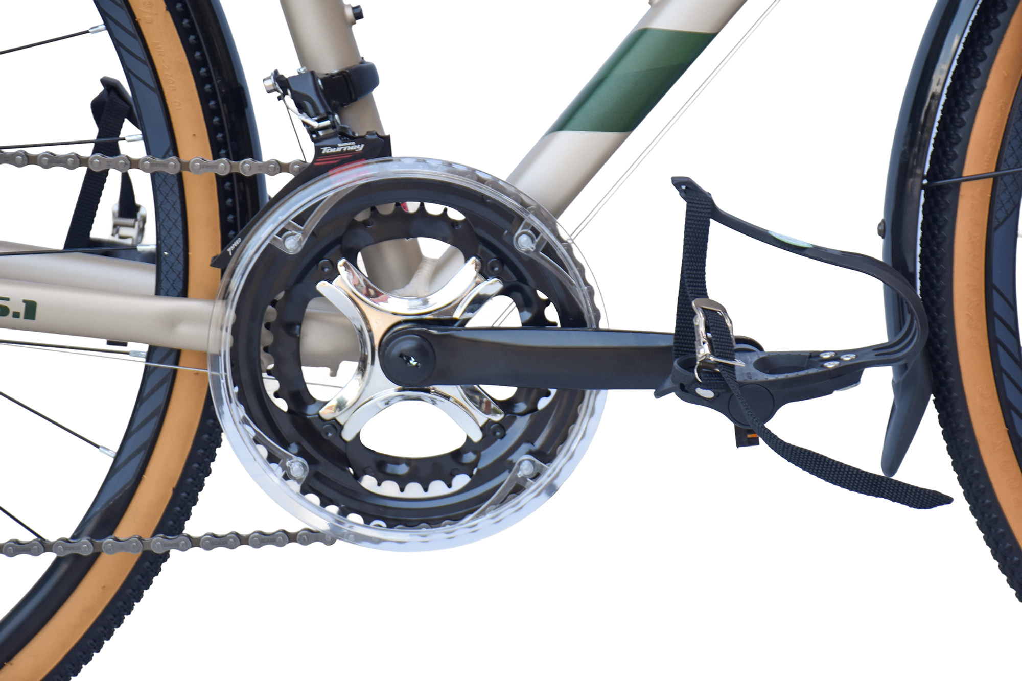 WYNN Gravelbike 28 Zoll GRL5.1 silber Rahmenh&ouml;he 54 cm 14 G&auml;nge Schutzbleche – Bild 4