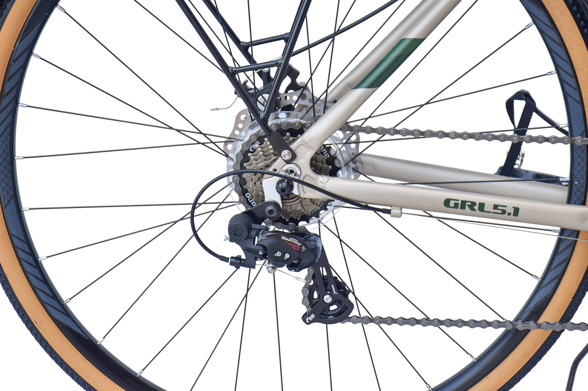 WYNN Gravelbike 28 Zoll GRL5.1 silber 14 G&auml;nge Schutzbleche – Bild 5