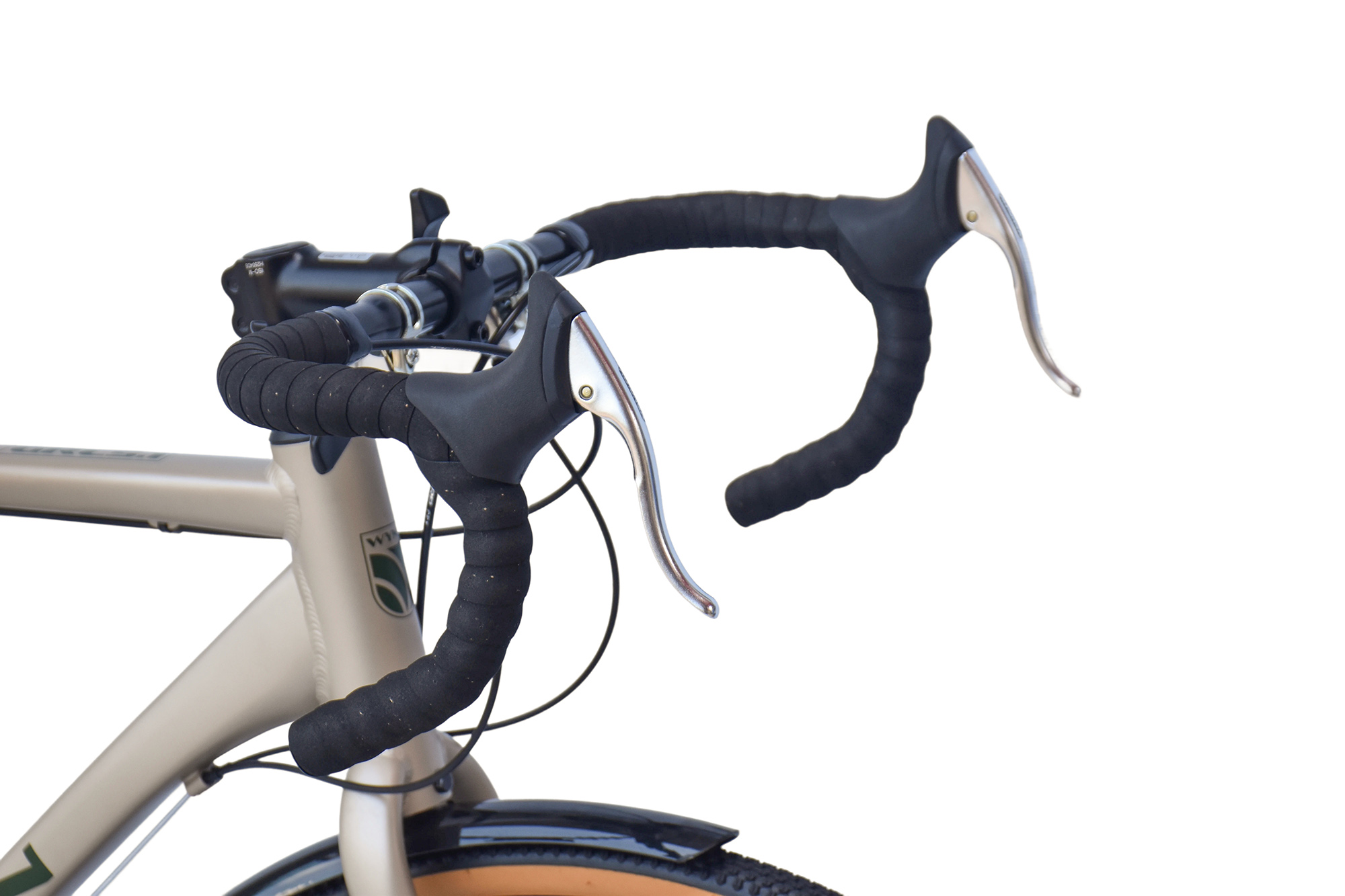 WYNN Gravelbike 28 Zoll GRL5.1 silber 14 G&auml;nge Schutzbleche – Bild 3