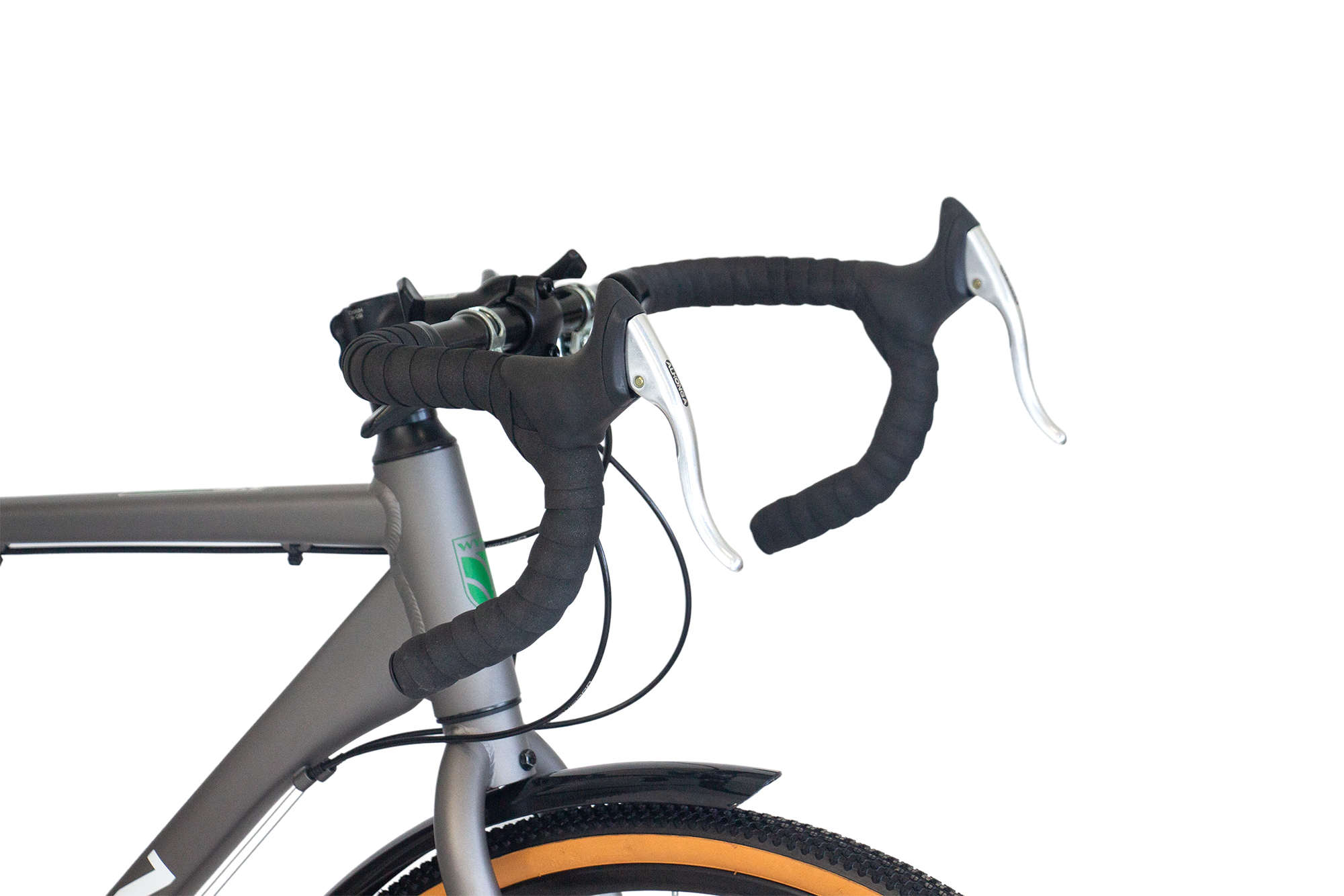 WYNN Gravelbike 28 Zoll GRL5.1 grau Rahmenh&ouml;he 54 cm 14 G&auml;nge Schutzbleche – Bild 3