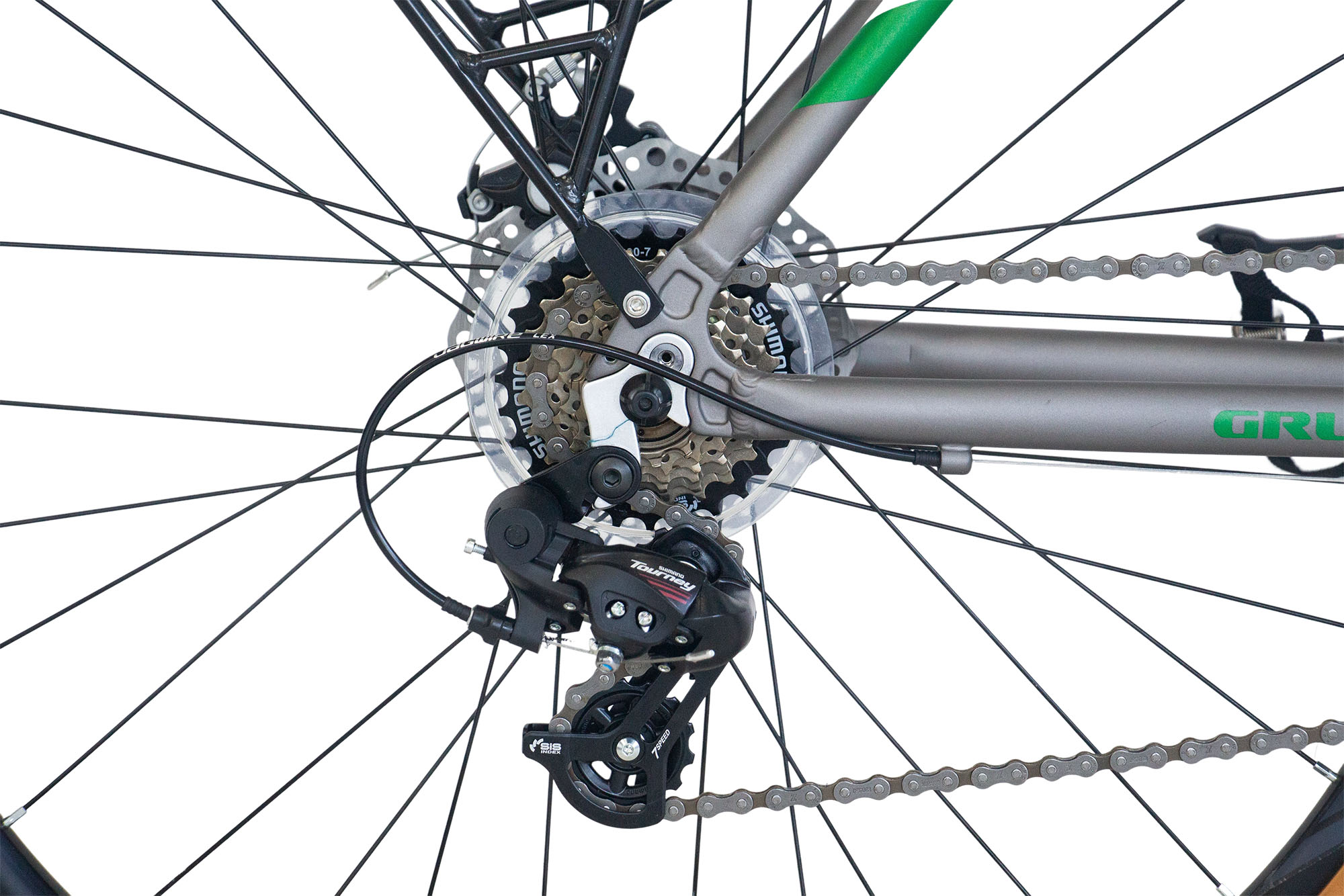 WYNN Gravelbike 28 Zoll GRL5.1 grau Rahmenh&ouml;he 57 cm 14 G&auml;nge Schutzbleche – Bild 5