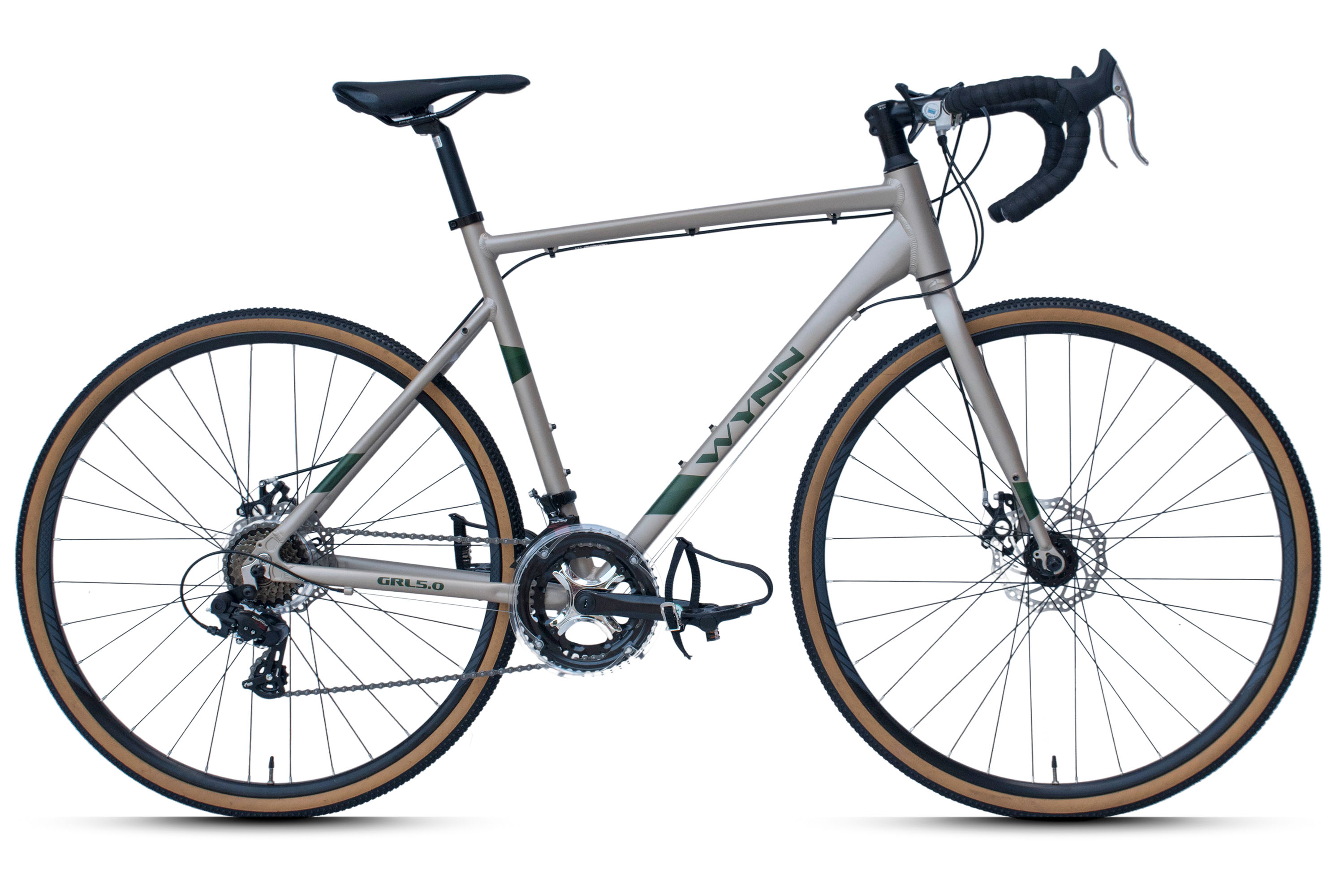 WYNN Gravelbike 28 Zoll GRL5.0 silber Rahmenh&ouml;he 57 cm 14 G&auml;nge – Bild 1