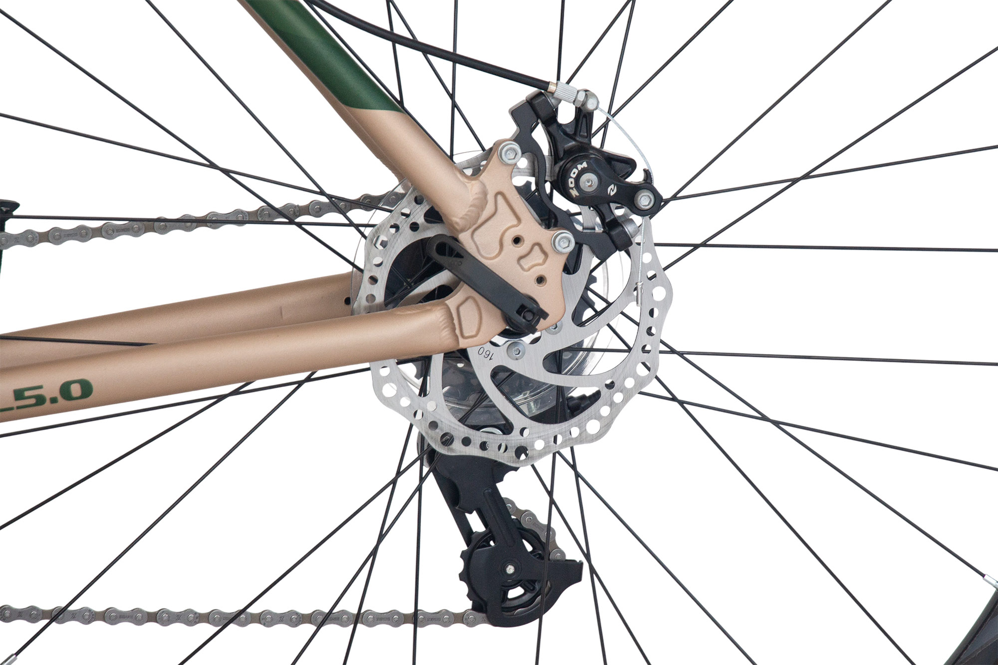 WYNN Gravelbike 28 Zoll GRL5.0 silber Rahmenh&ouml;he 57 cm 14 G&auml;nge – Bild 2