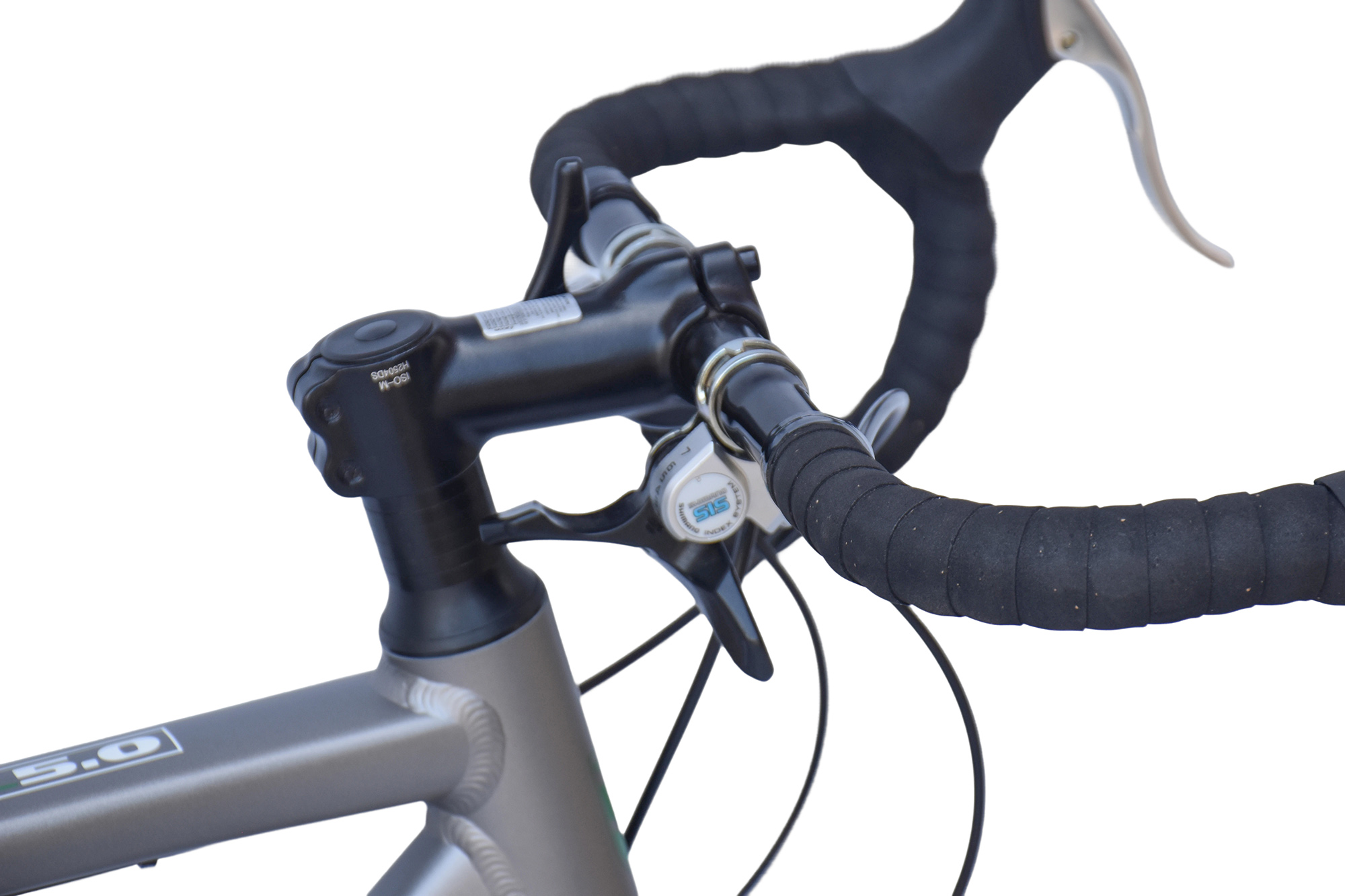 WYNN Gravelbike 28 Zoll GRL5.0 silber-wei&szlig; Rahmenh&ouml;he 60 cm 14 G&auml;nge – Bild 5