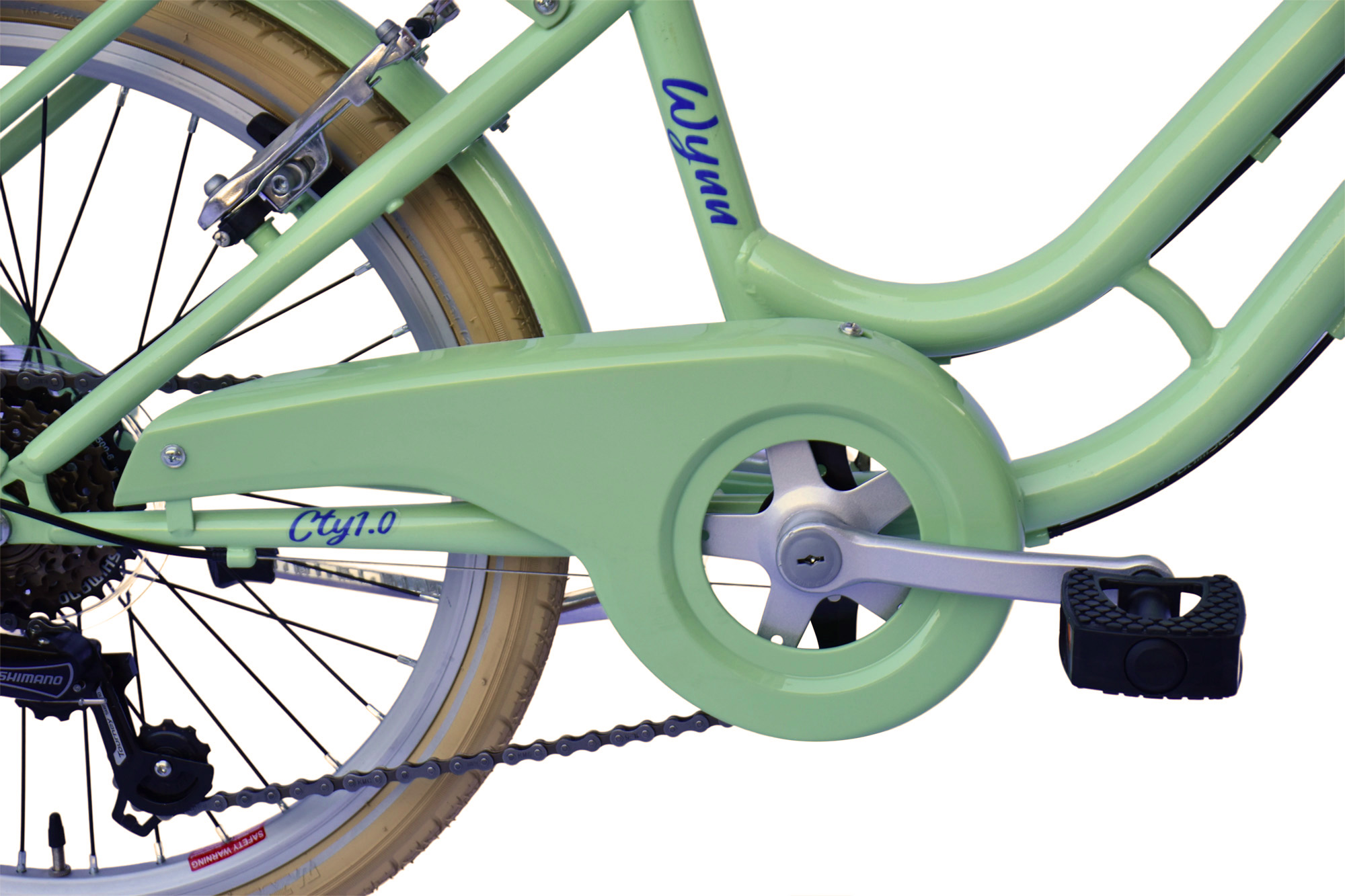 WYNN Kinderrad 20 Zoll KID1.0 gr&uuml;n Rahmenh&ouml;he 30 cm 6 G&auml;nge V-Brake – Bild 4