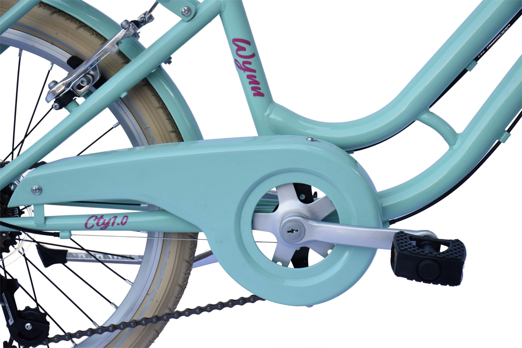 WYNN Kinderrad 20 Zoll KID1.0 t&uuml;rkis Rahmenh&ouml;he 30 cm 6 G&auml;nge V-Brake – Bild 5