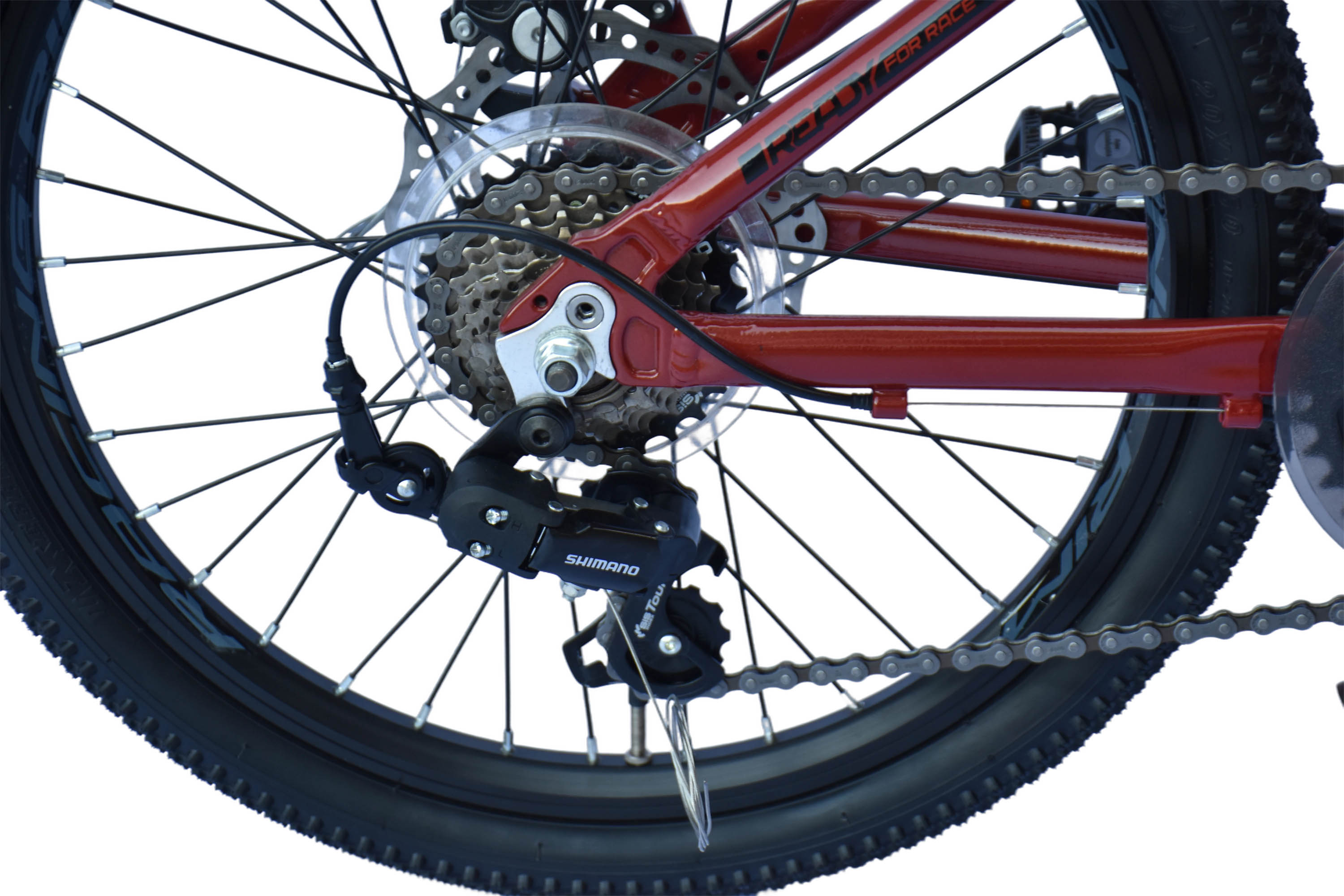 WYNN Kinderrad Gravelbike 20 Zoll GRL2.0 rot Rahmenh&ouml;he 30 cm 7 G&auml;nge mech. Scheibenbremse – Bild 5