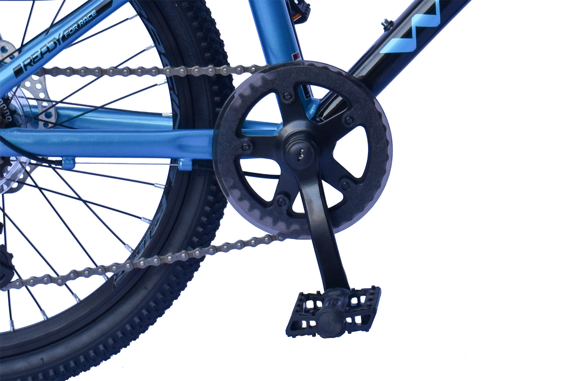 WYNN Kinderrad Gravelbike 20 Zoll GRL2.0 blau Rahmenh&ouml;he 30 cm 7 G&auml;nge mech. Scheibenbremse – Bild 2