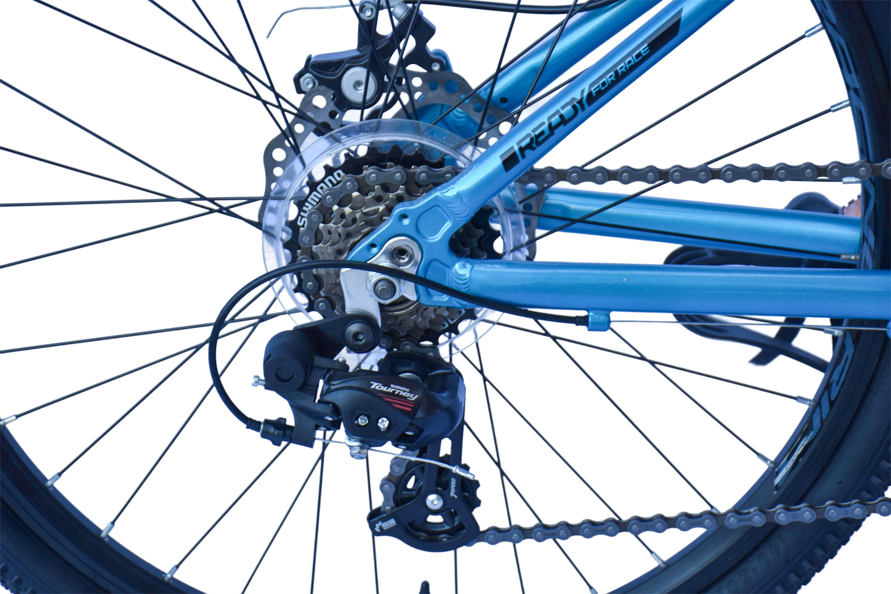 WYNN Kinderrad Gravelbike 24 Zoll GRL2.1 blau Rahmenh&ouml;he 36 cm 14 G&auml;nge mech. Scheibenbremse – Bild 3