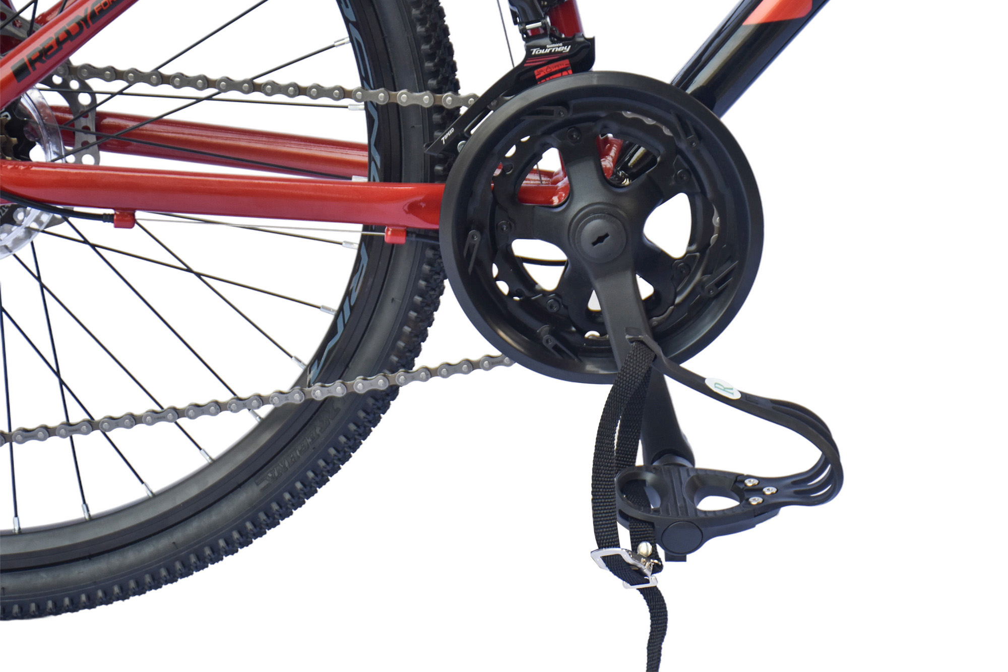 WYNN Kinderrad Gravelbike 24 Zoll GRL2.1 rot Rahmenh&ouml;he 36 cm 14 G&auml;nge mech. Scheibenbremse – Bild 2