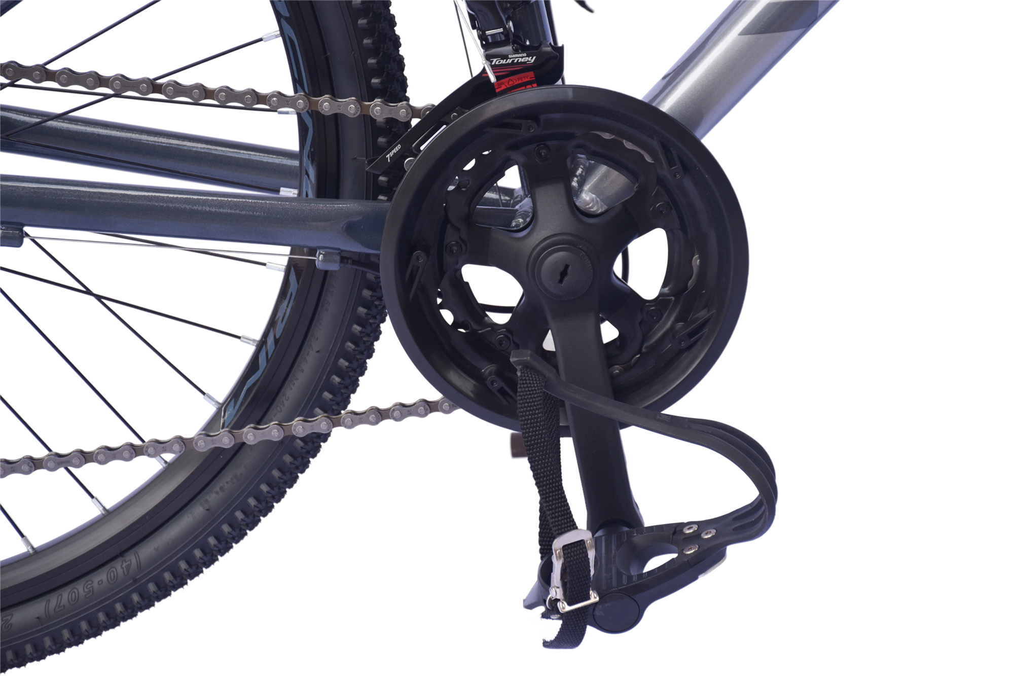 WYNN Kinderrad Gravelbike 24 Zoll GRL2.1 grau Rahmenh&ouml;he 36 cm 14 G&auml;nge mech. Scheibenbremse – Bild 3