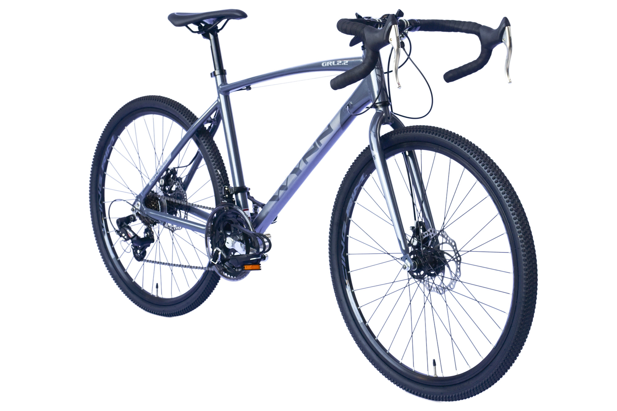 WYNN Kinderrad Gravelbike 26 Zoll GRL2.2 Rahmenh&ouml;he 46 cm 14 G&auml;nge mech. Scheibenbremse – Bild 2