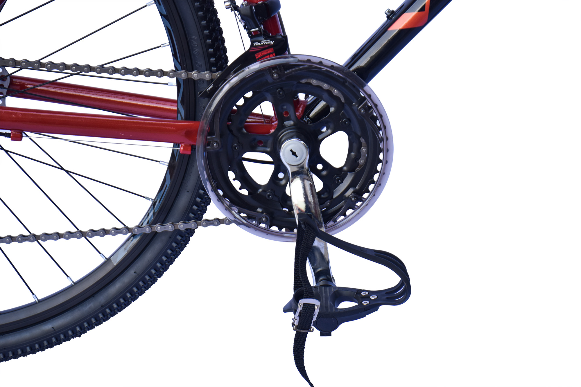 WYNN Kinderrad Gravelbike 26 Zoll GRL2.2 rot Rahmenh&ouml;he 46 cm 14 G&auml;nge mech. Scheibenbremse – Bild 4