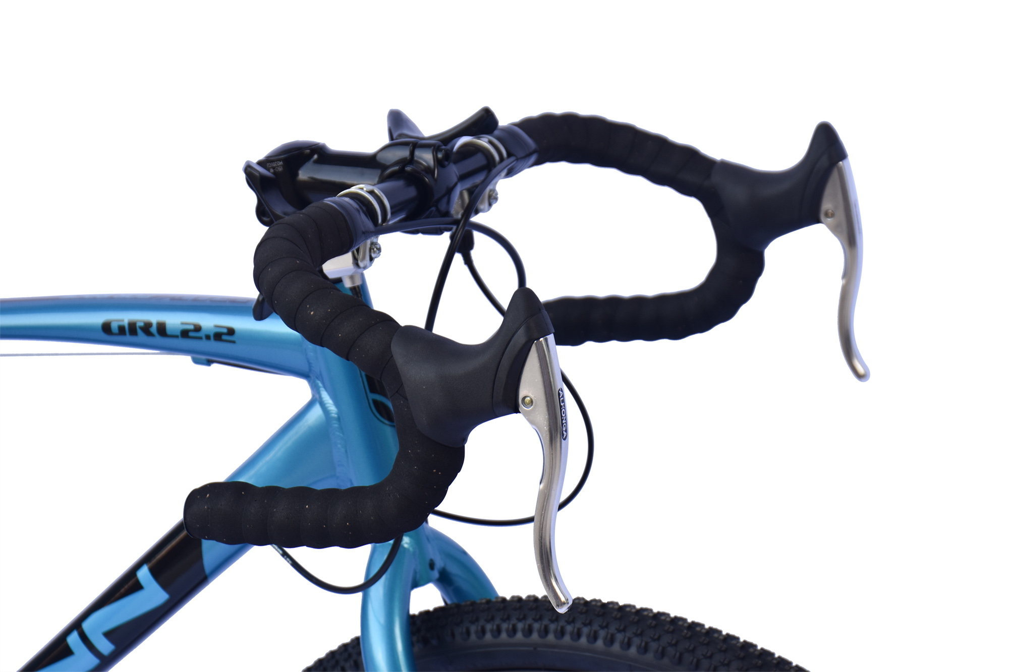 WYNN Kinderrad Gravelbike 26 Zoll GRL2.2 blau Rahmenh&ouml;he 46 cm 14 G&auml;nge mech. Scheibenbremse – Bild 3