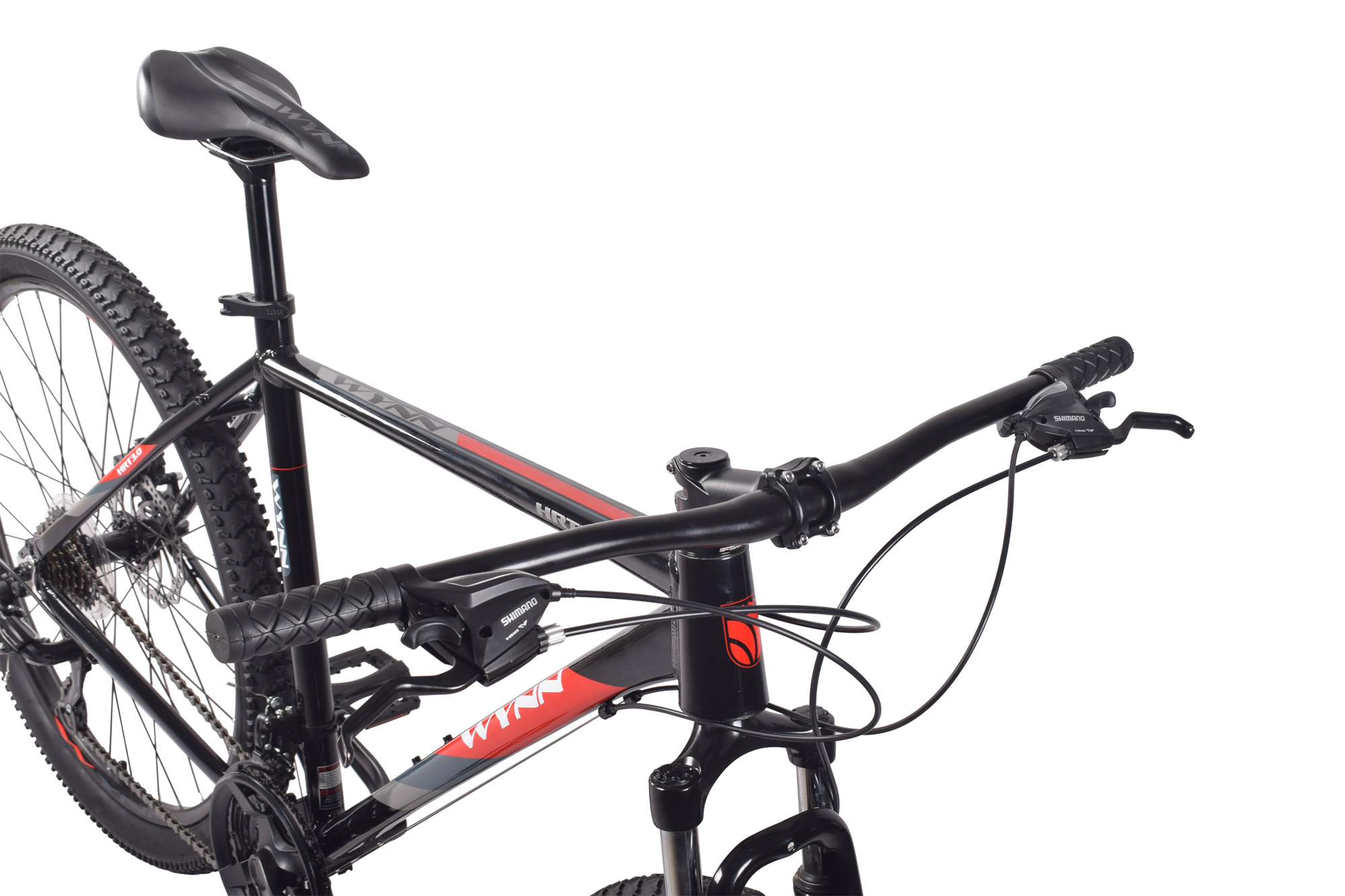 WYNN Mountainbike 27,5 Zoll HRT3.0 schwarz Damen und Herren 21 G&auml;nge mech. Scheibenbremse – Bild 2