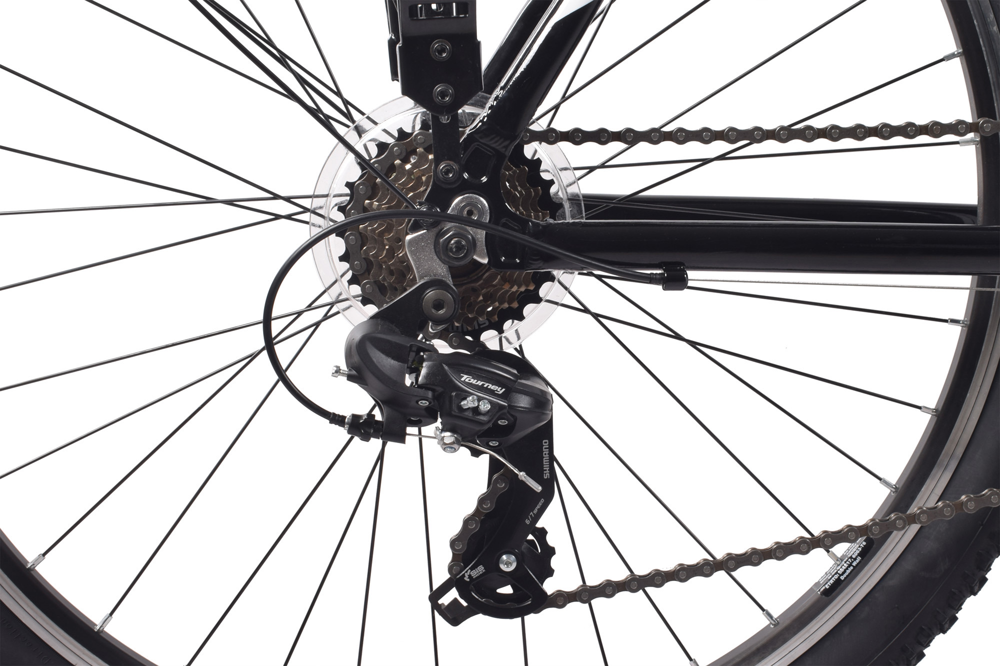 WYNN Mountainbike 27,5 Zoll ATB1.0 schwarz Damen und Herren 21 G&auml;nge V-Brake – Bild 5