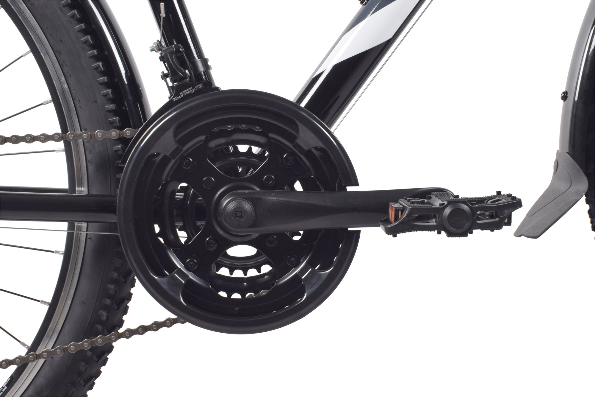 WYNN Mountainbike 27,5 Zoll ATB1.0 schwarz Rahmenh&ouml;he 46 cm Damen und Herren 21 G&auml;nge V-Brake – Bild 4